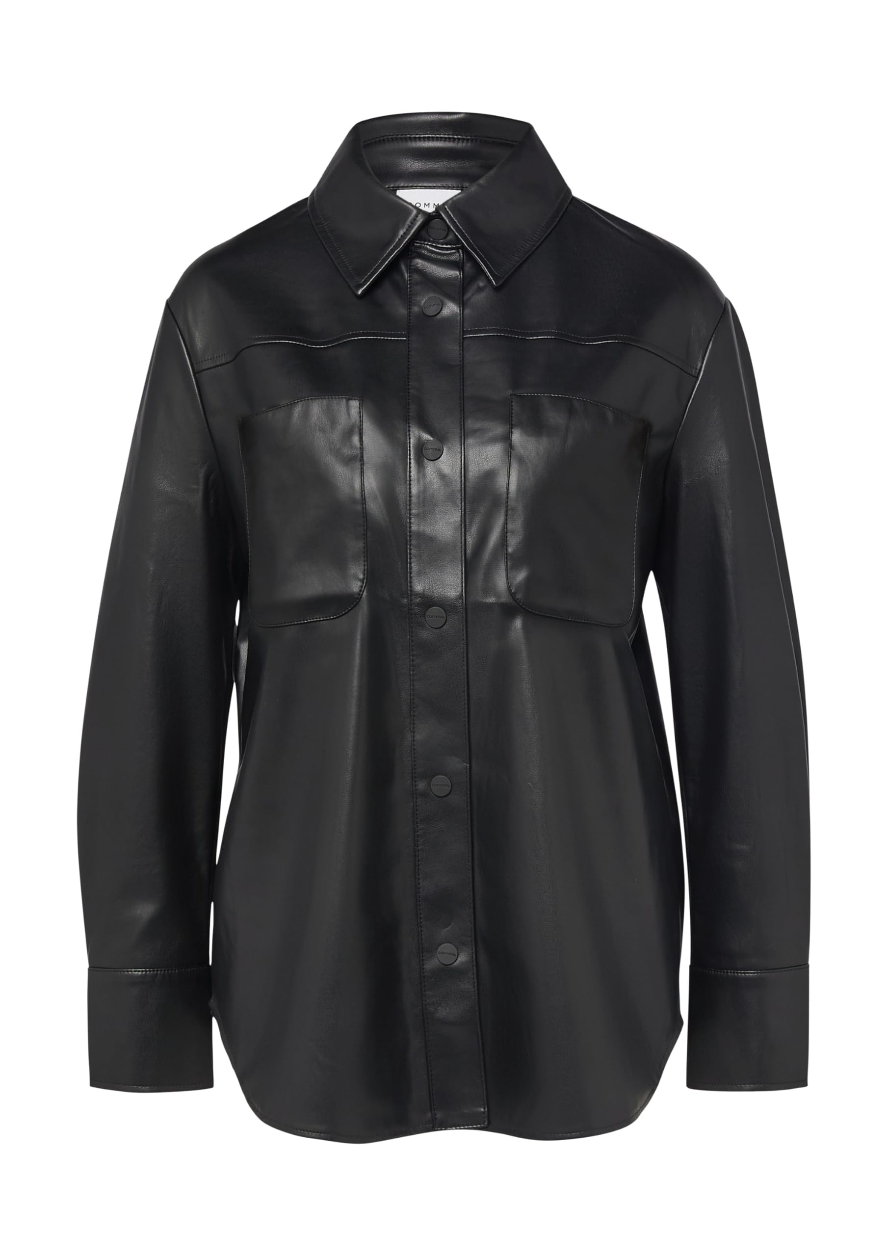 comma-overshirt-kunstleder-jacke-gr-e-44-schwarz image 3