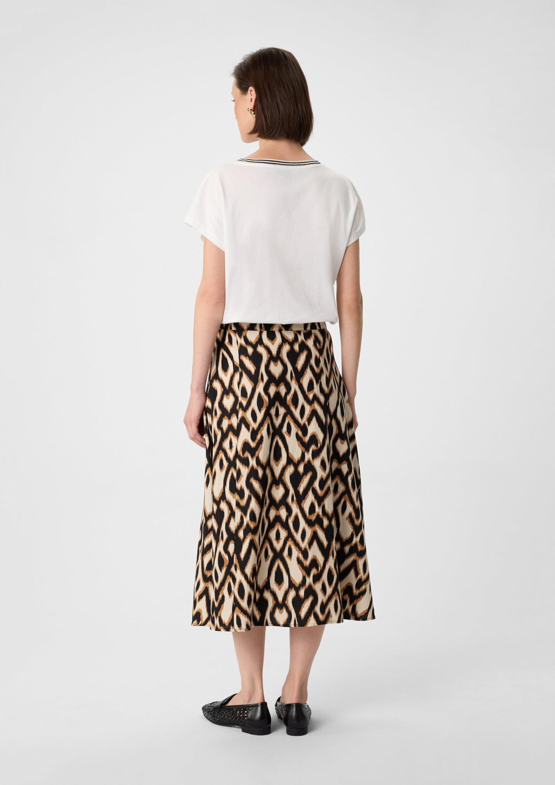 comma-midi-rock-leinenmix-all-over-print-gr-44 image 8