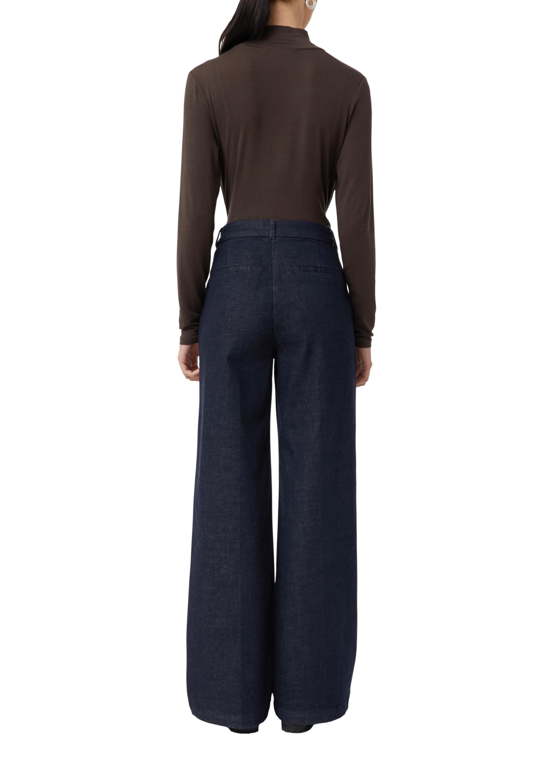 comma-tops-semitransparentes-shirt-stehkragen-top image 2