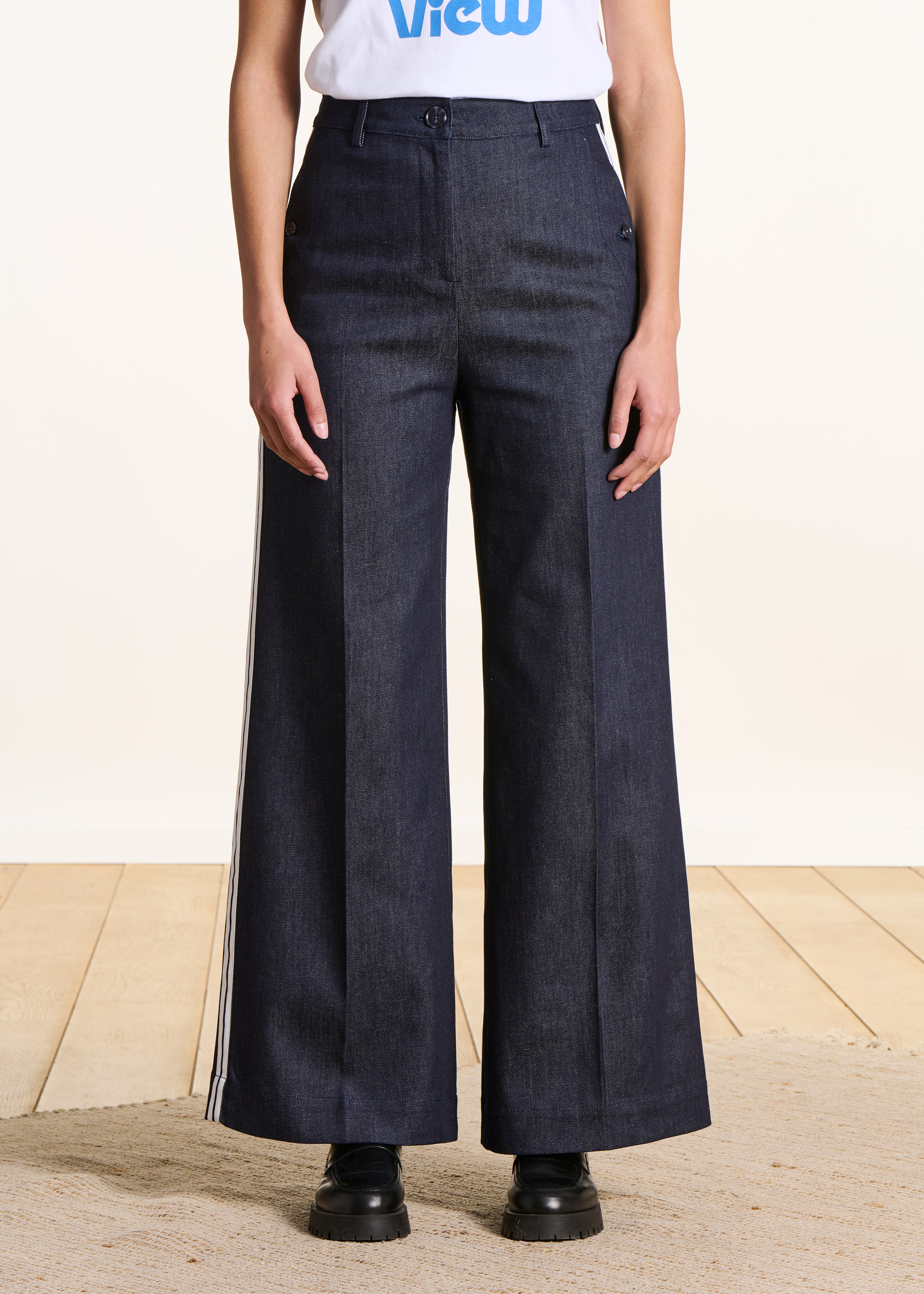 la-f-e-marabout-e-fes-hose-dunkelblau-denim-gerade image 2