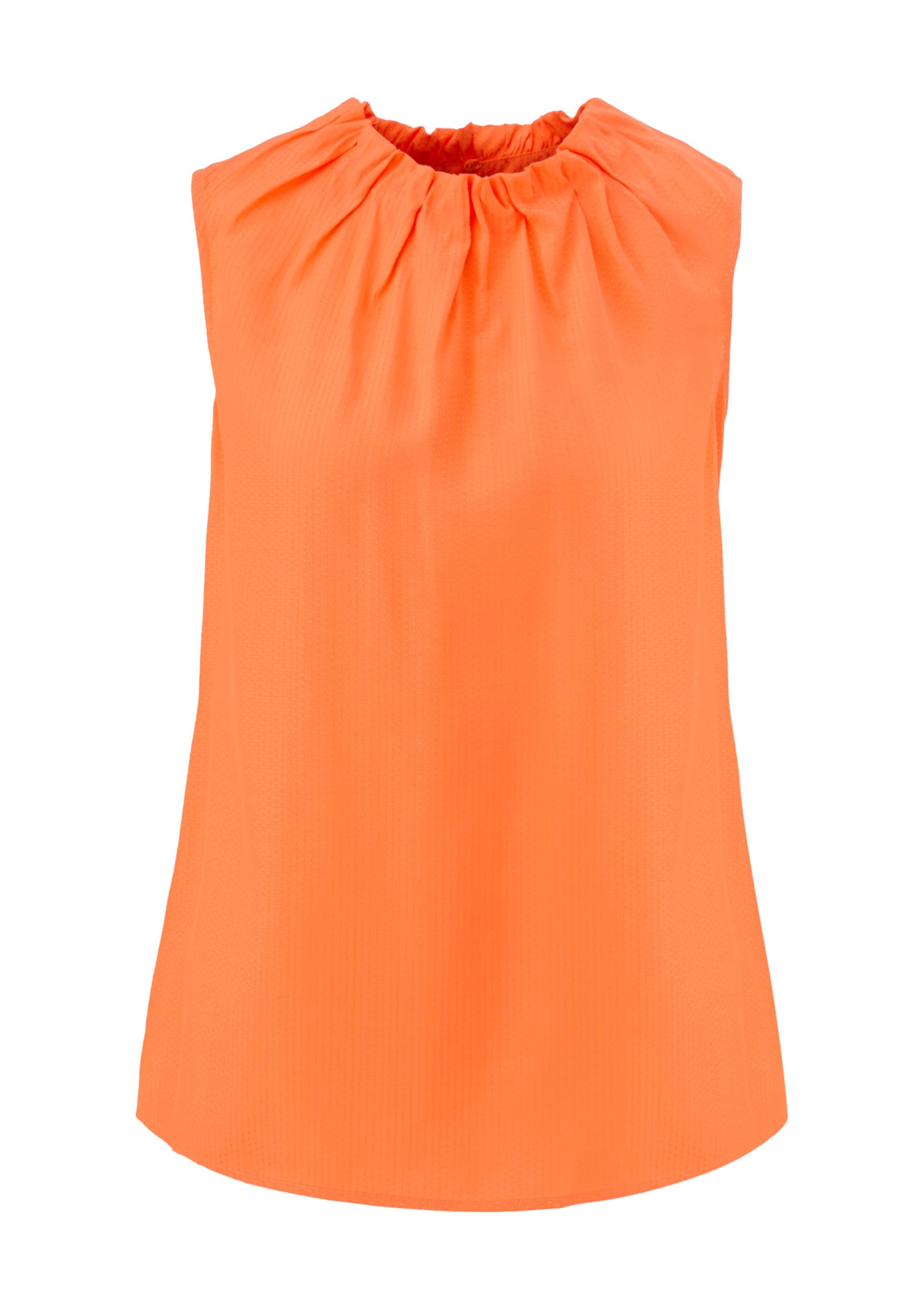 comma-viskosebluse-raffung-damen-orange-gr-38 image 4