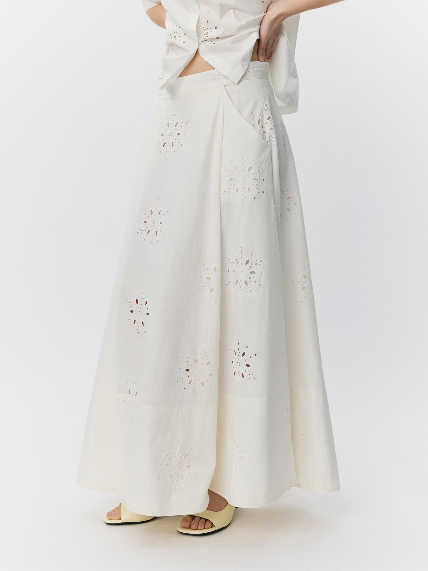 sofie-schnoor-women-noorsw-maxirock-snow-white-broderie-a-linie image 5