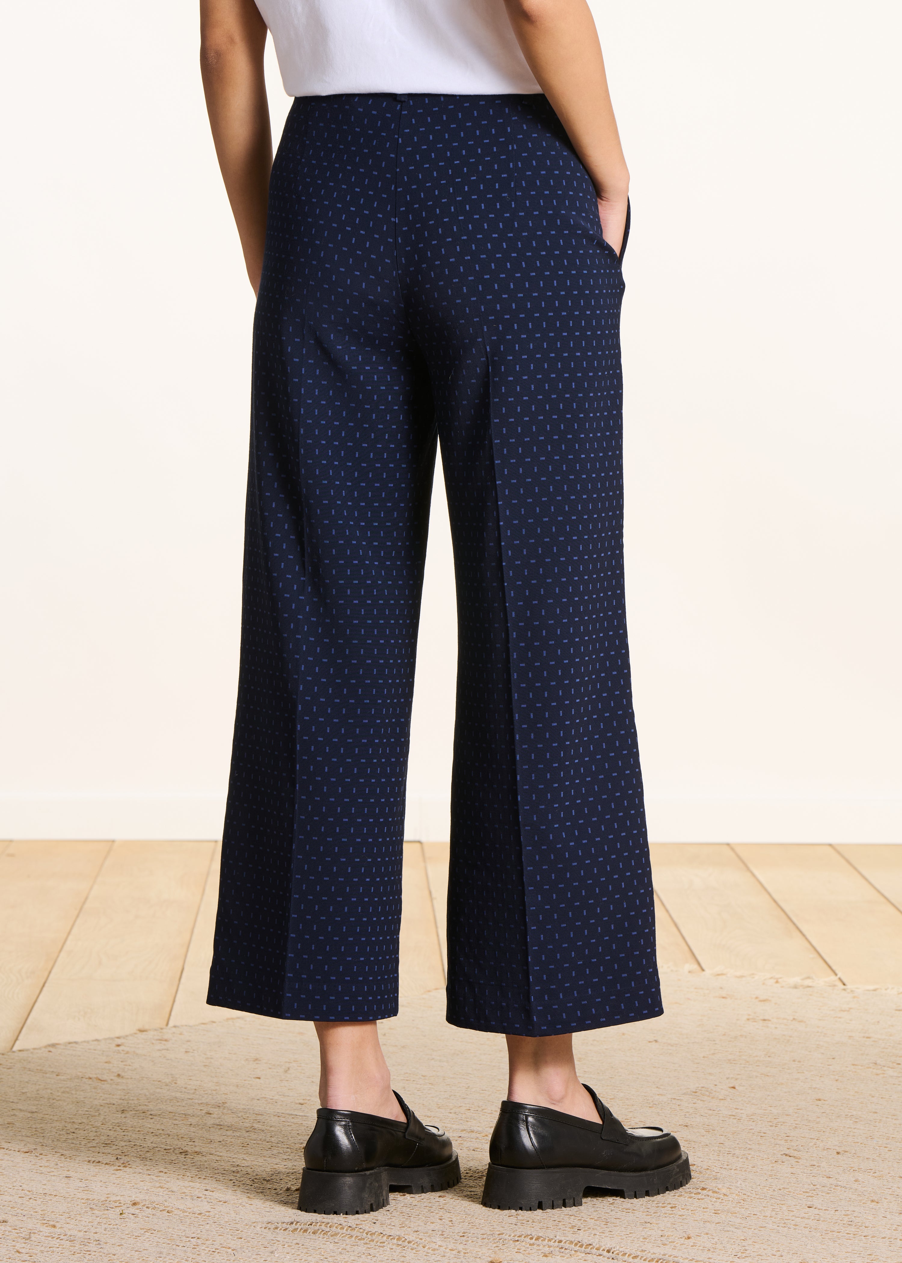la-f-e-marabout-e-fabia-hose-blau-gr-34-jacquard image 3