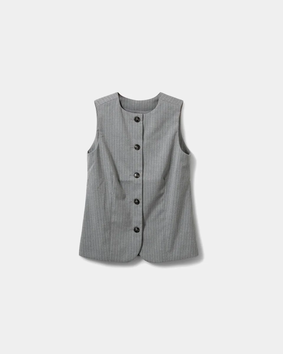 sofie-schnoor-young-merthasy-weste-grey-melange-m-dchen image 1