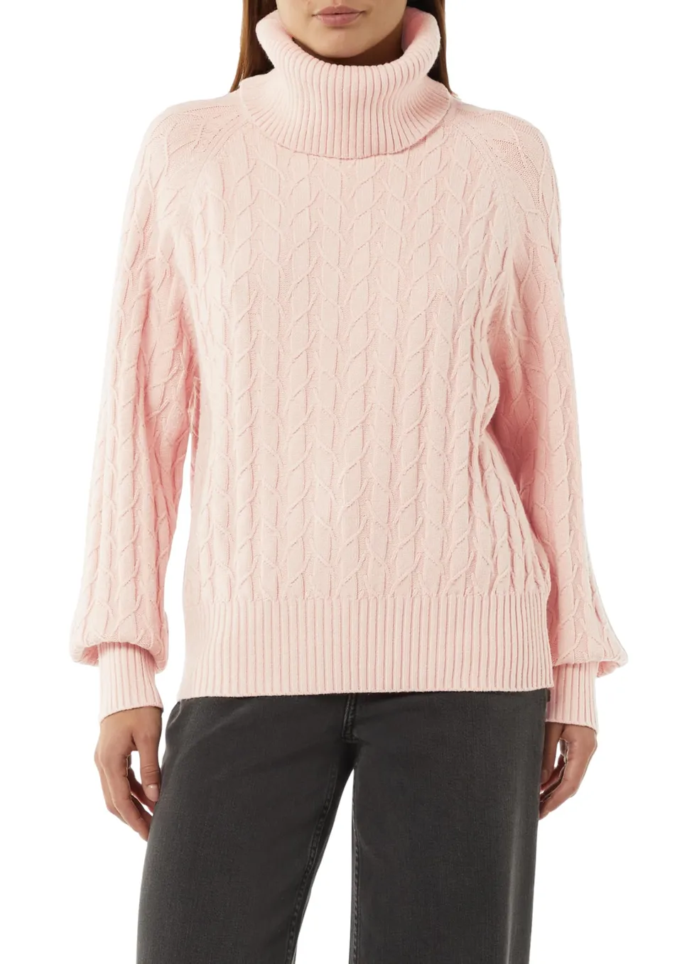comma-strickpullover-rollkragen-zopf-wei-gr-40 image 1