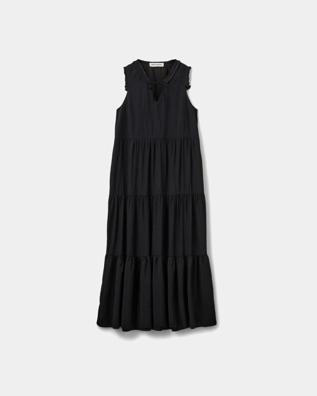 sofie-schnoor-women-maddiesw-maxikleid-schwarz-baumwolle image 1