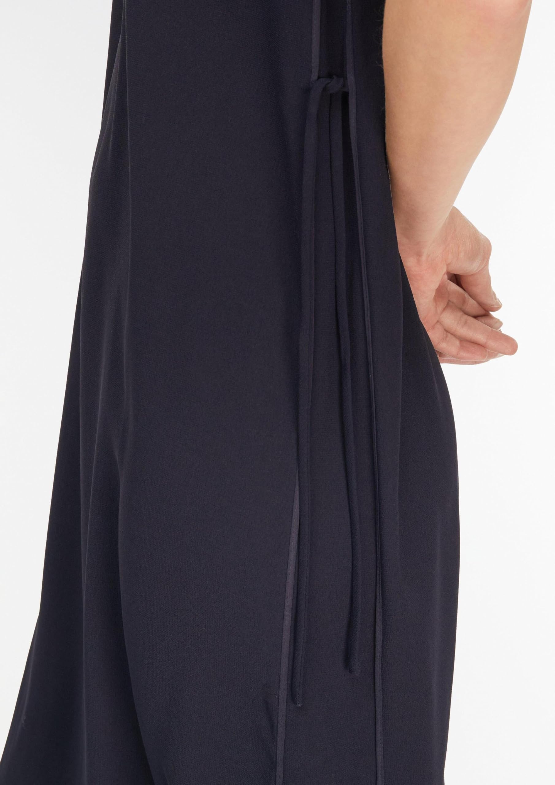comma-loose-fit-midi-kleid-v-ausschnitt-gr-40-mit-g-rtel image 4