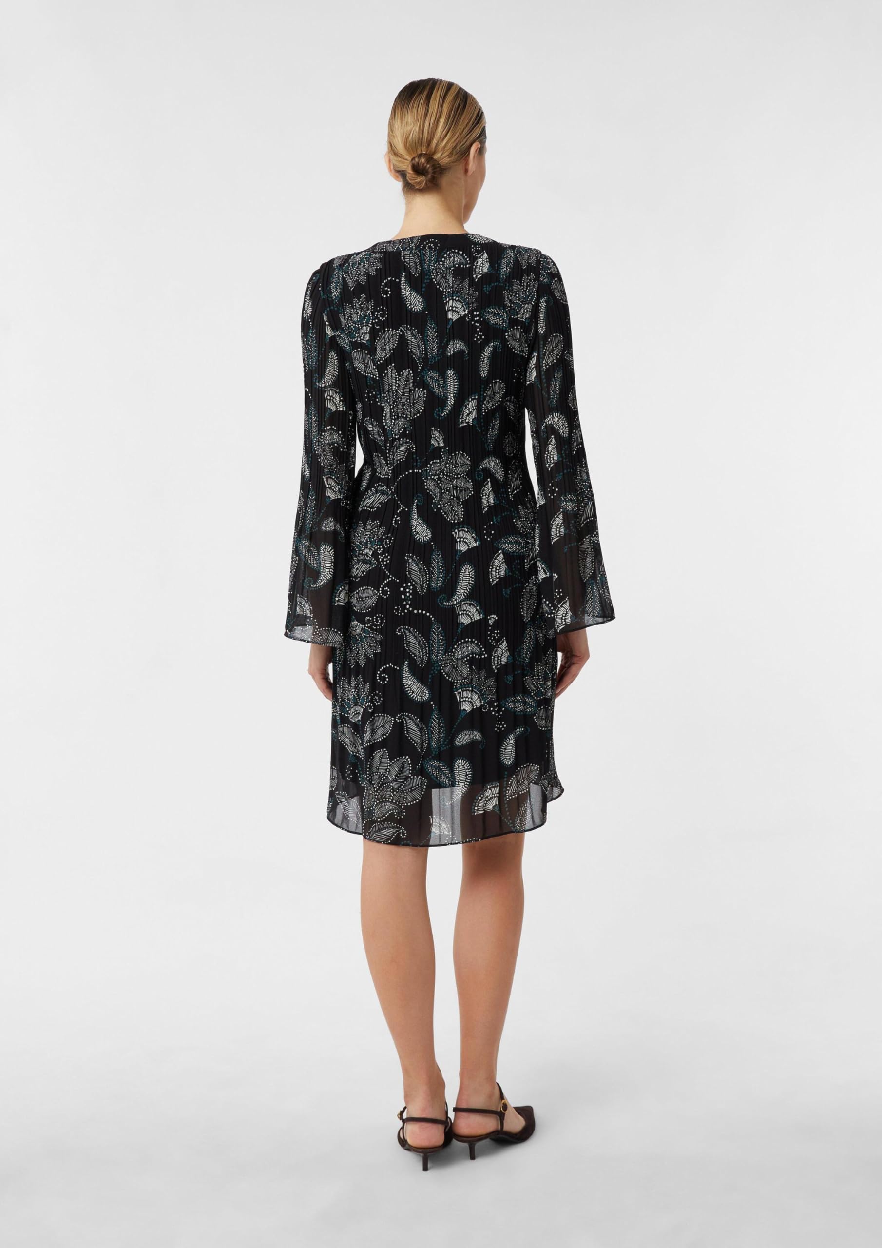 comma-blusenkleid-plissee-optik-midi-kleid-gr-32-all-over-print image 8