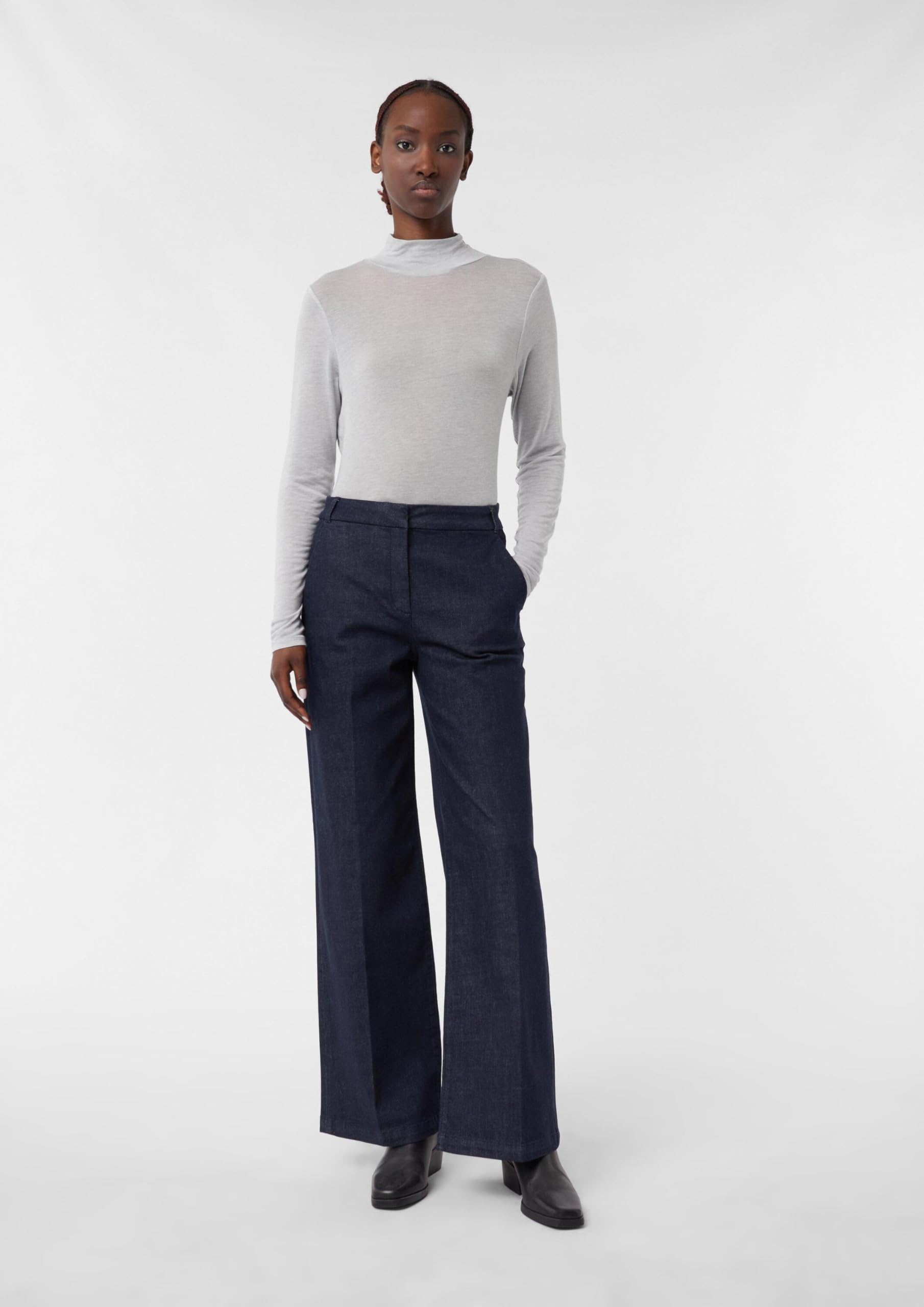 comma-cleane-dark-denim-jeans-weites-bein-gr-44 image 7
