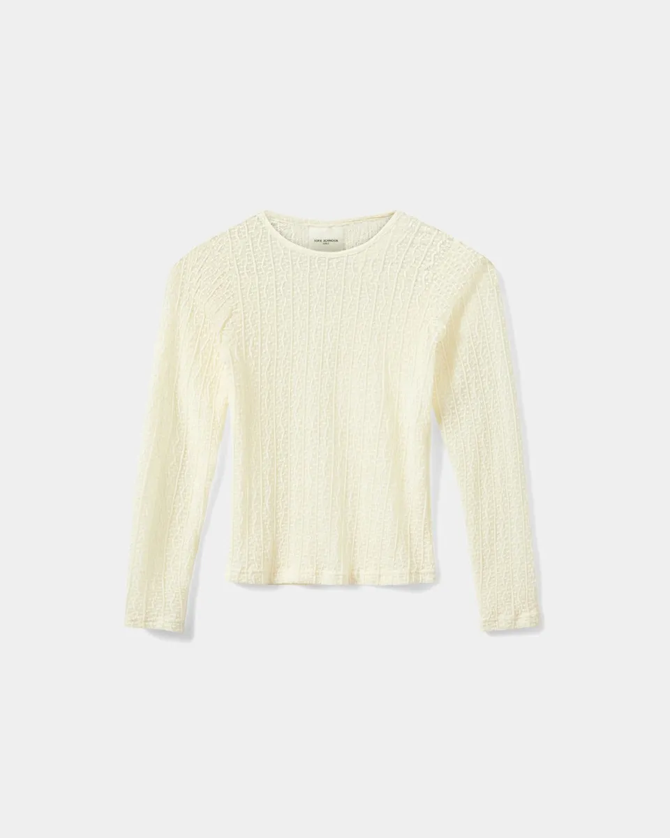 sofie-schnoor-young-petrisy-langarmshirt-polyester-creme image 1