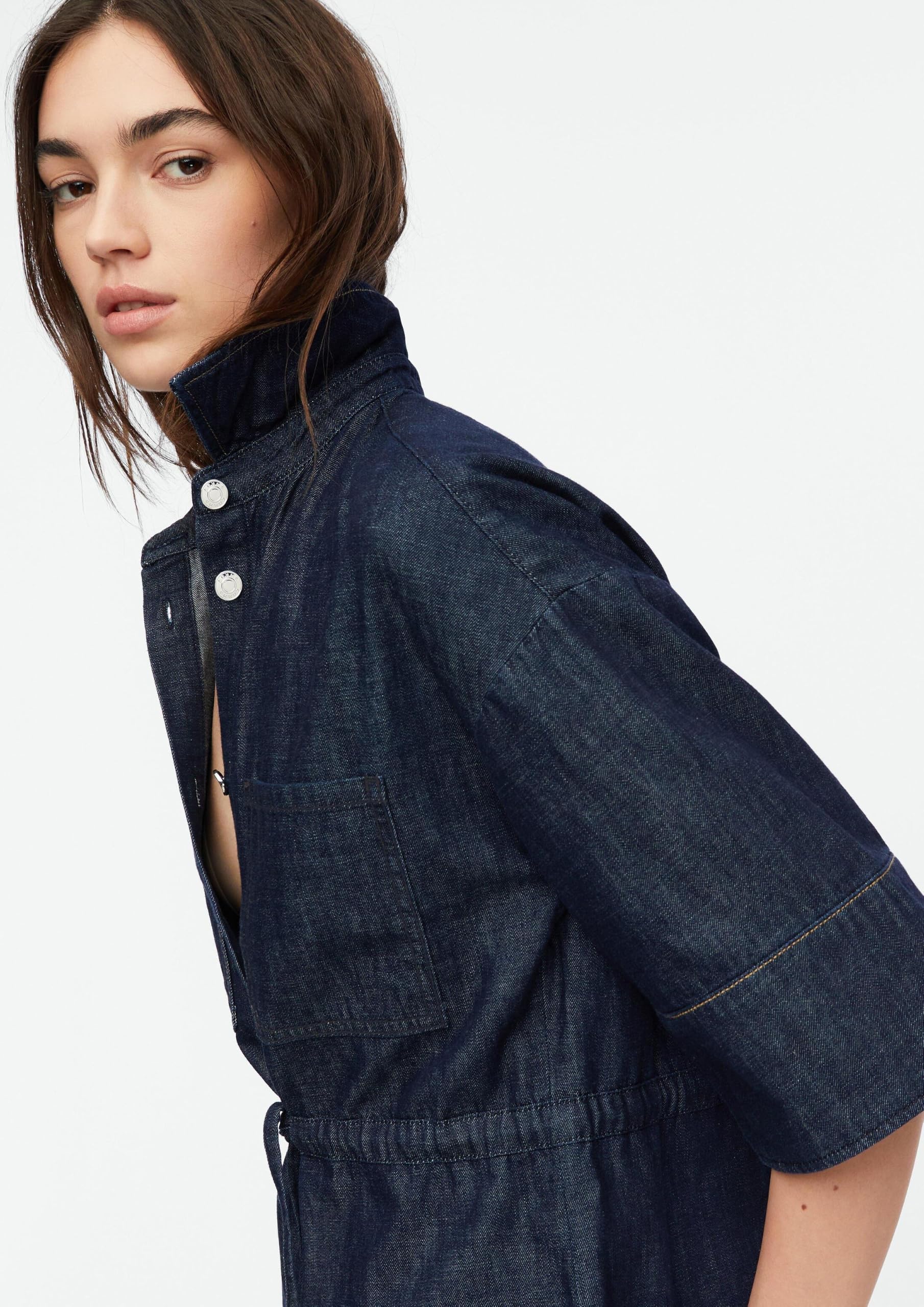 comma-jackets-blusenjacke-denim-relaxed-fit-gr-34-hemdkragen image 3