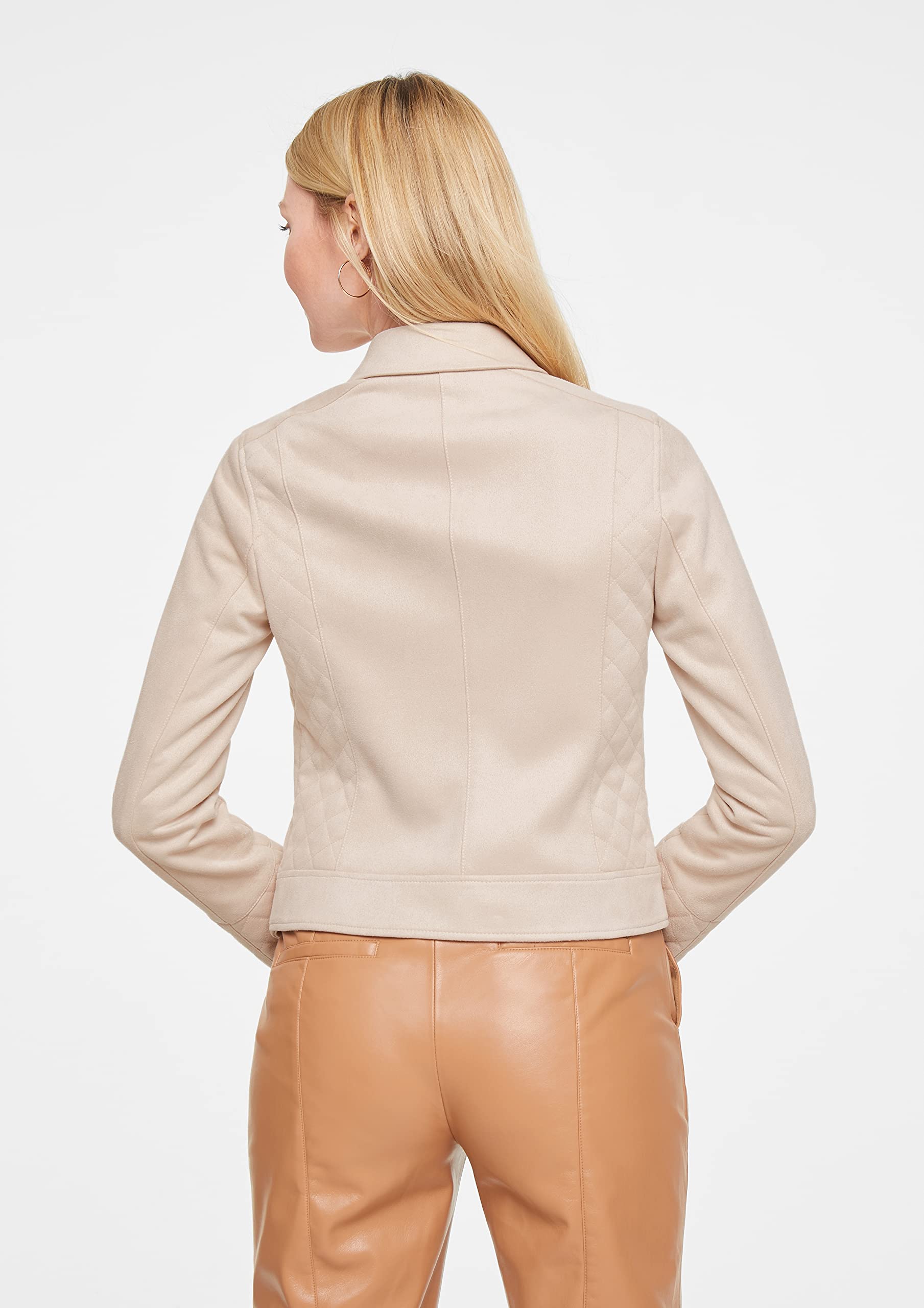 comma-jacke-veloursleder-optik-sand image 5
