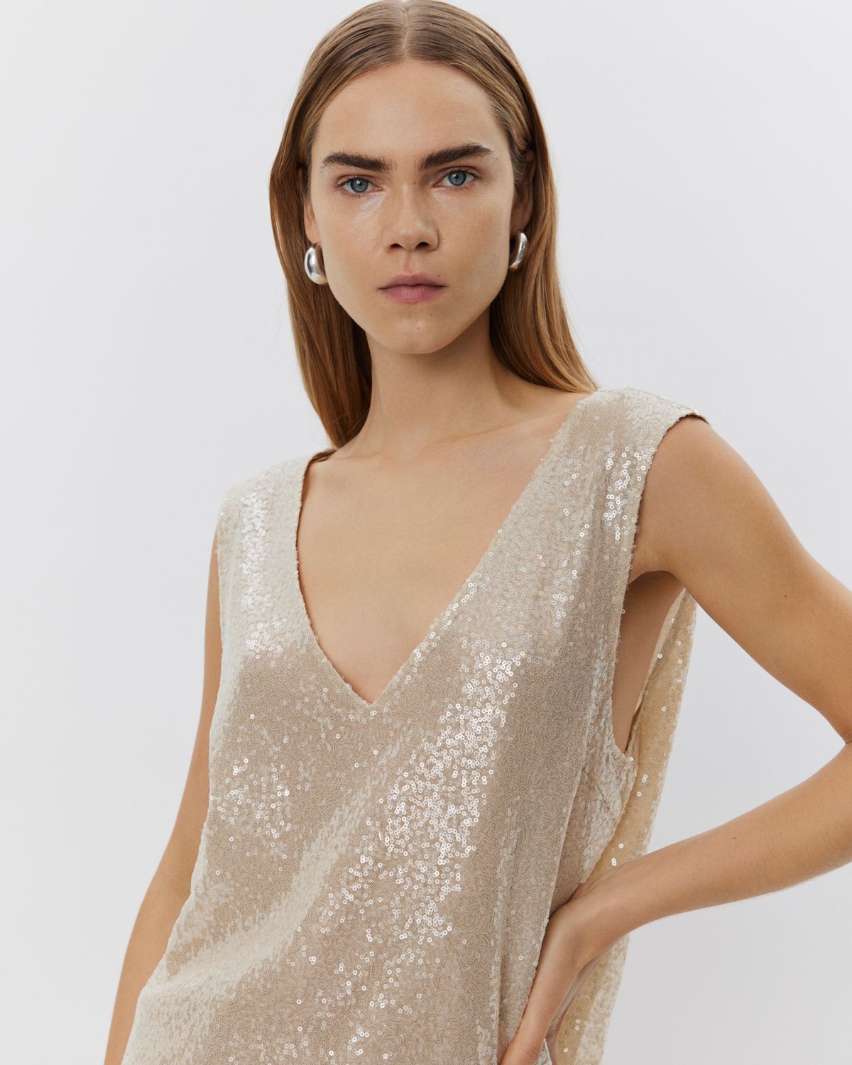 sofie-schnoor-beatasw-top-damen-beige-mit-pailletten image 5