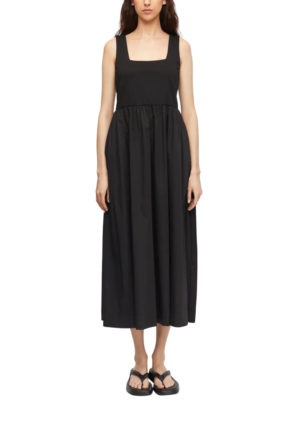 comma-dresses-kleid-karreeausschnitt-kn-chellang-gr-e-32 image 1