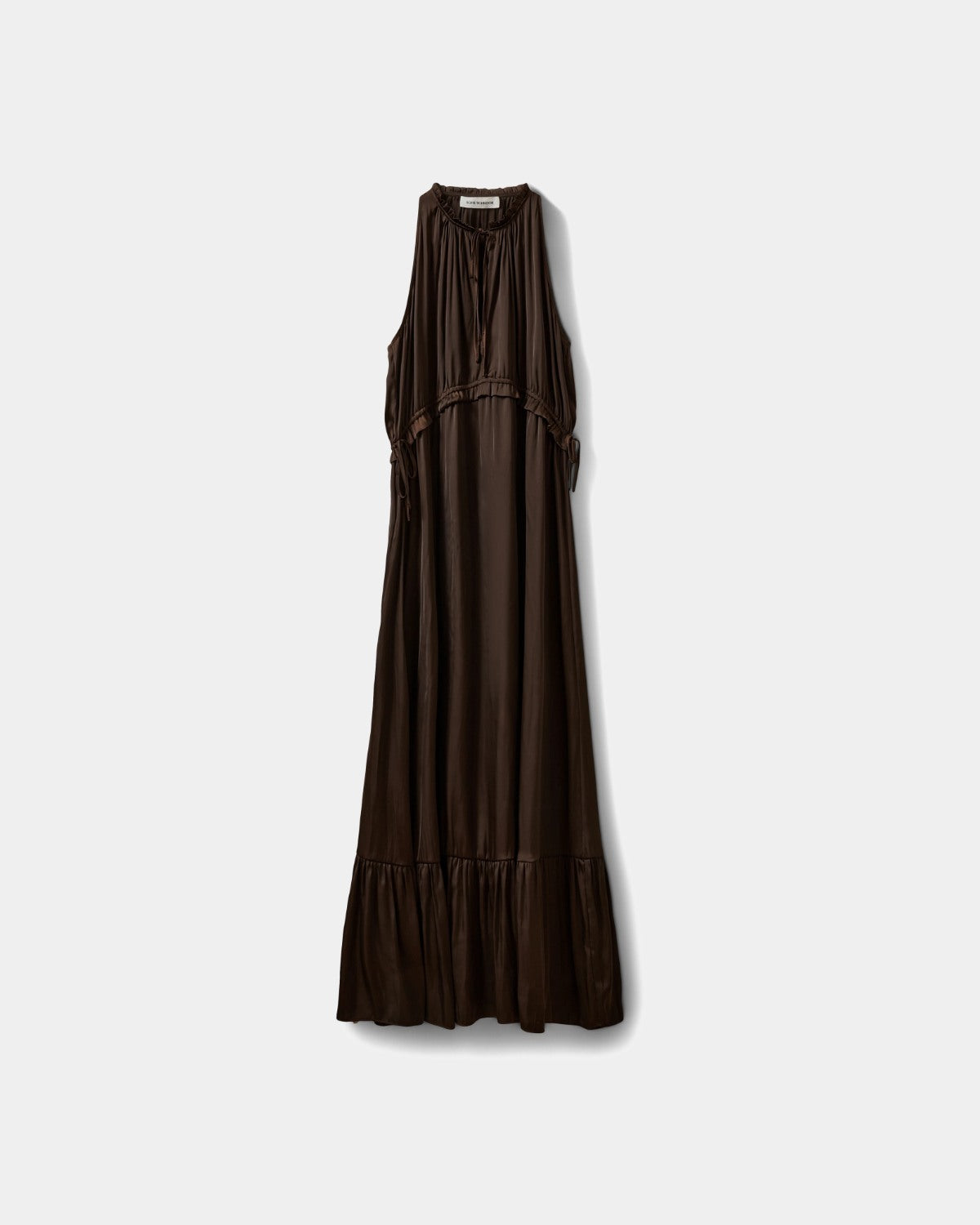 sofie-schnoor-women-melsw-halter-neck-maxikleid-braun-v-ausschnitt image 1
