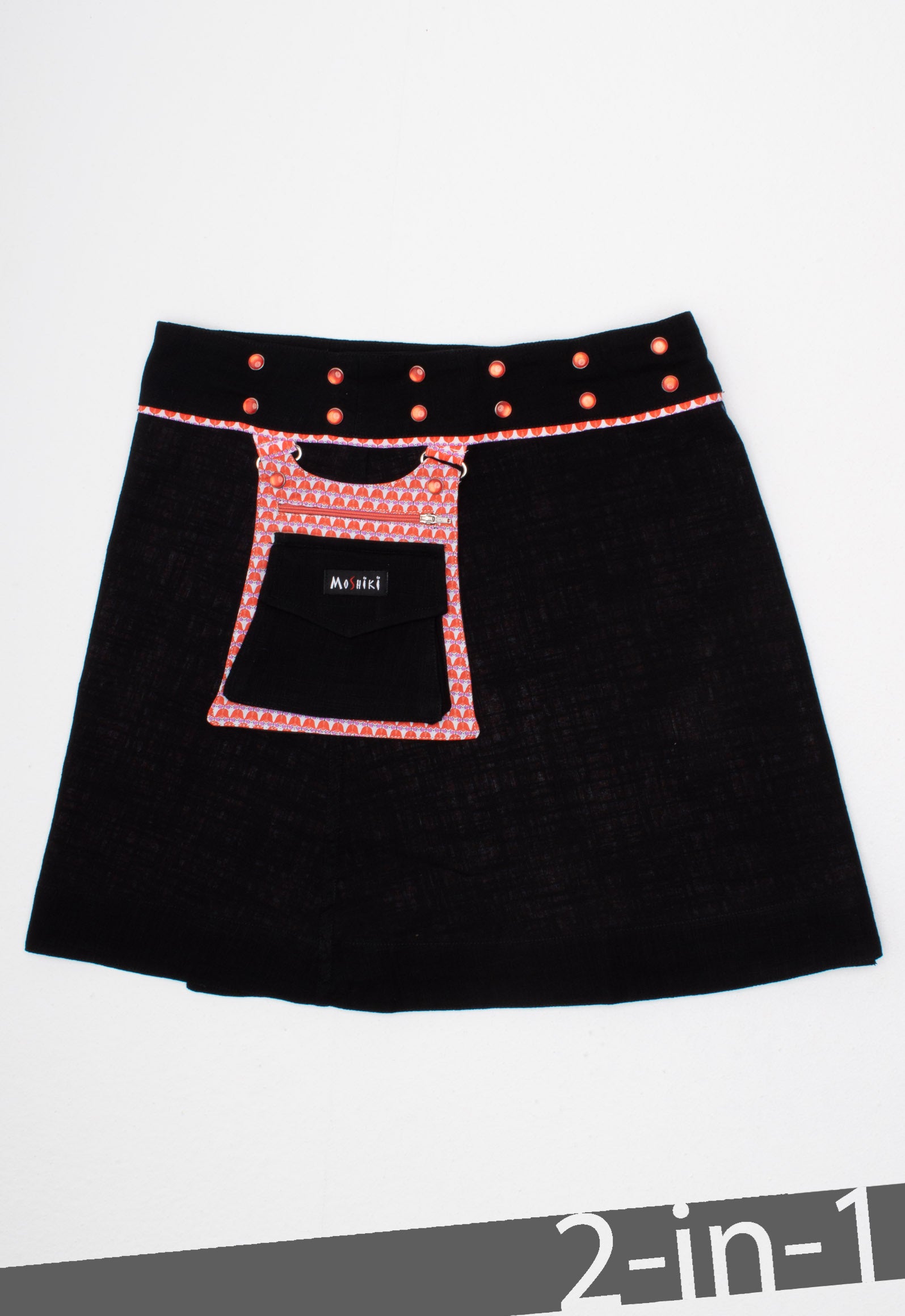 moshiki-hot-cookie-10-wickelrock-45-cm-schwarz-wendbar image 2