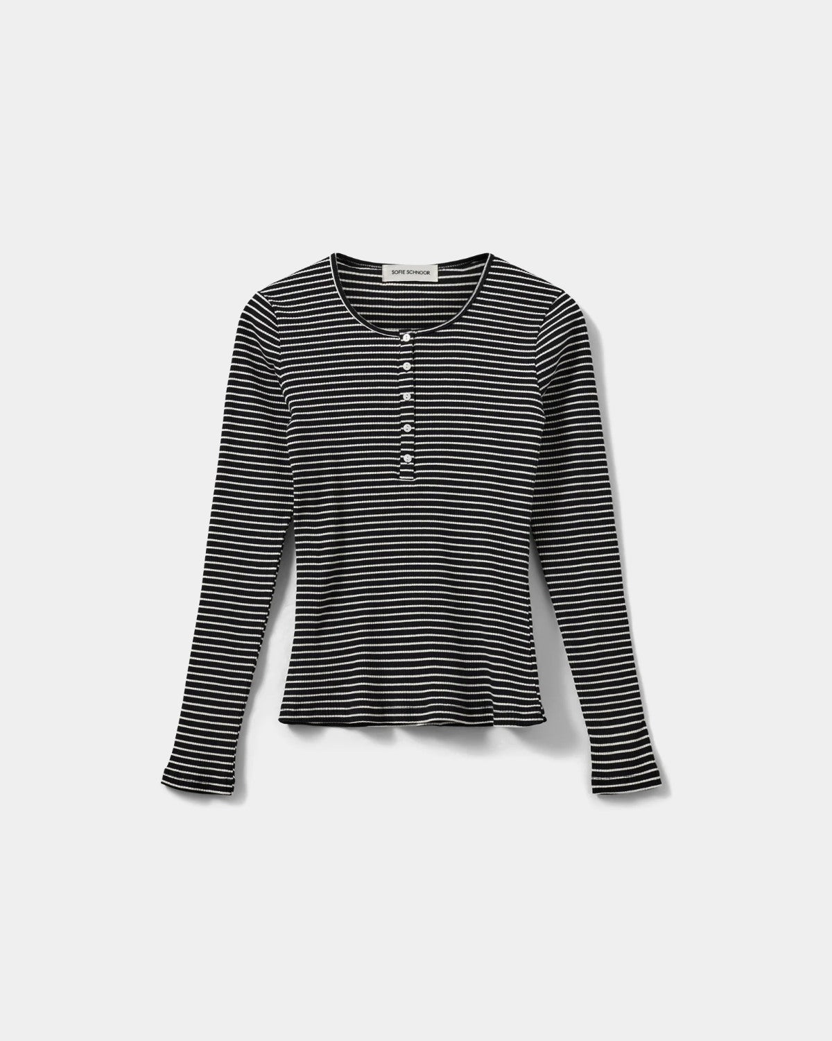sofie-schnoor-women-paxsw-langarmshirt-off-white-striped image 1
