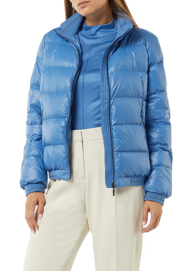 comma-pufferjacke-mit-stehkragen-und-rippb-ndchen-gr-40 image 1