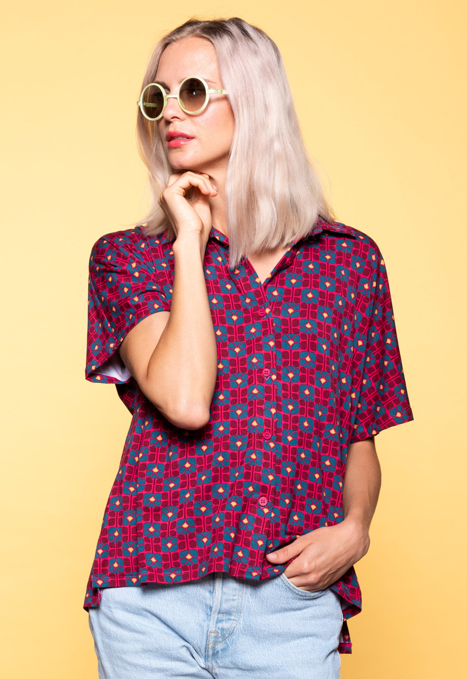 moshiki-dress-i-101-s26blouse-v1-bluse-bubble-fern-viskose image 2