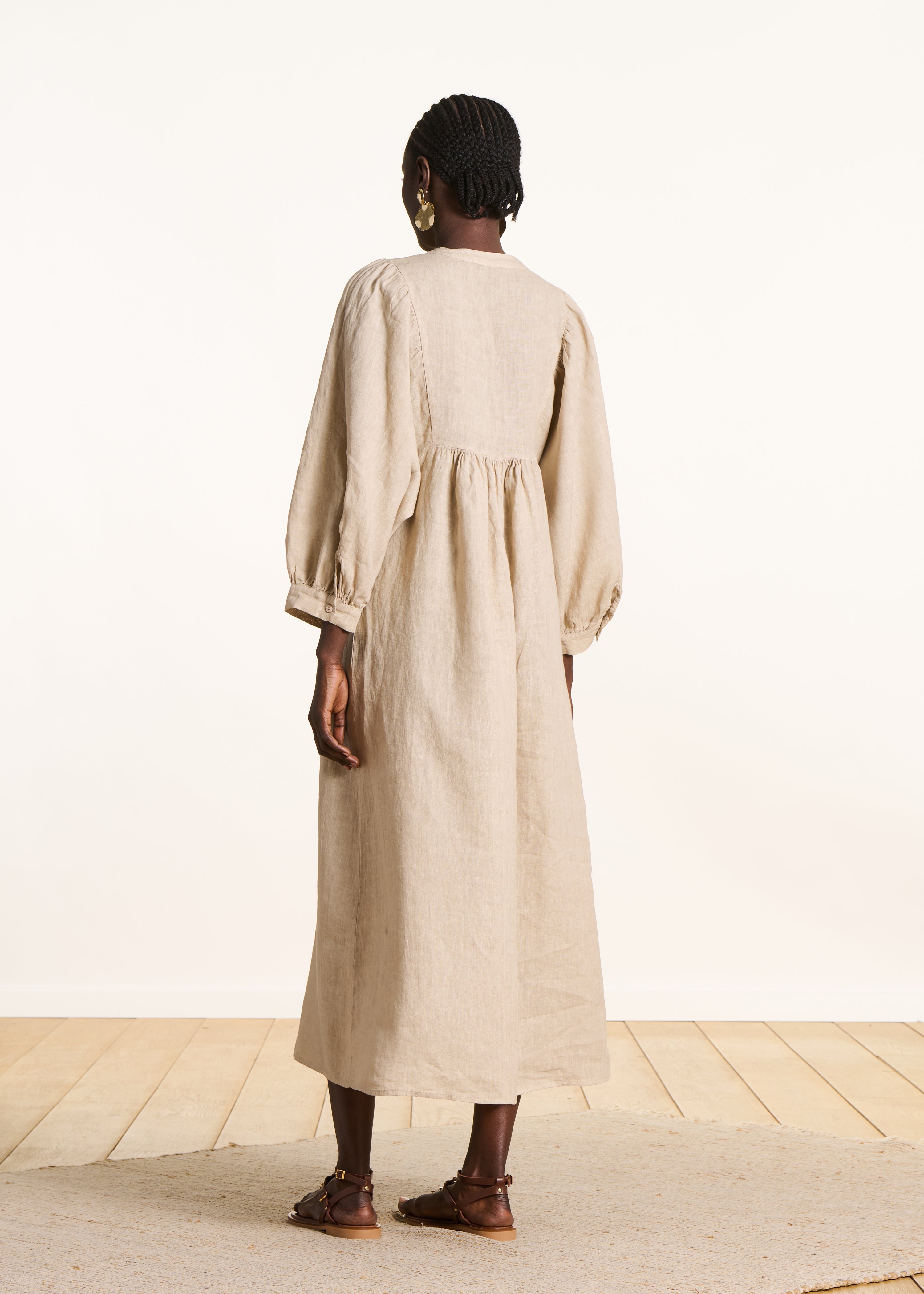 la-f-e-marabout-e-dembo-maxikleid-beige-leinen-gr-38 image 2
