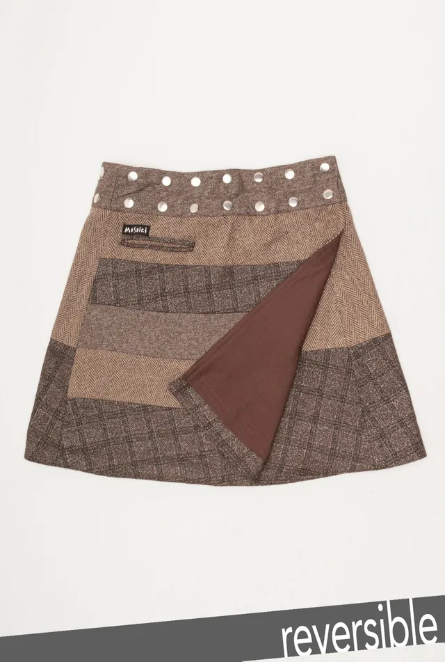 moshiki-hot-cookie-30-tweed-wickelrock-48cm-wendbar image 1
