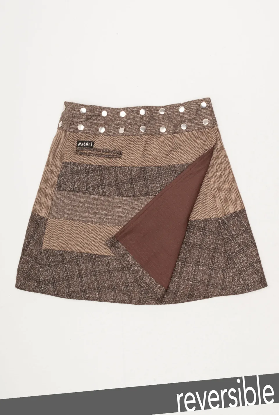 moshiki-hot-cookie-30-tweed-wickelrock-48cm-wendbar image 1