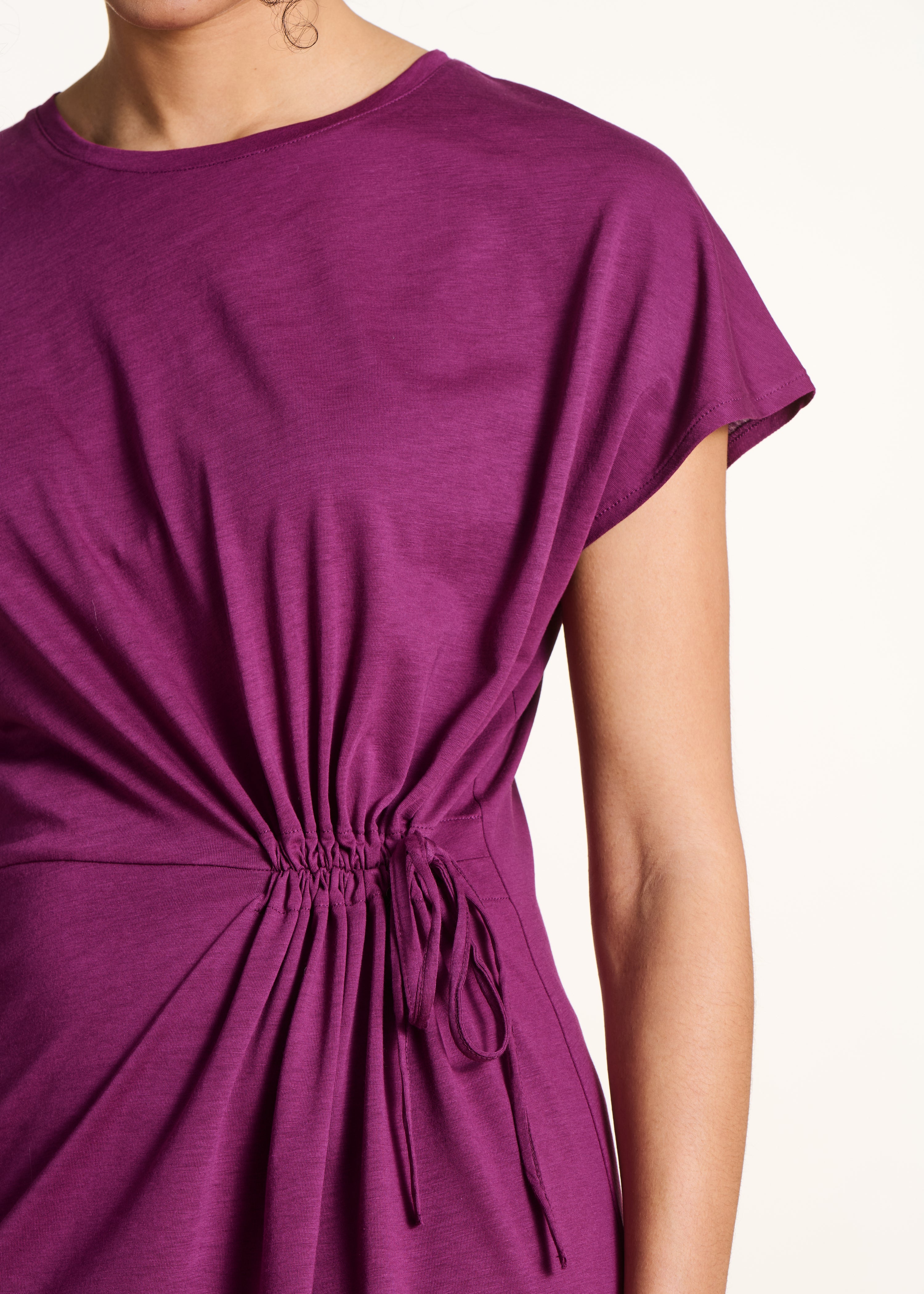 la-f-e-marabout-e-robe-kleid-violett-kurz-lyocell-xs-xl image 4