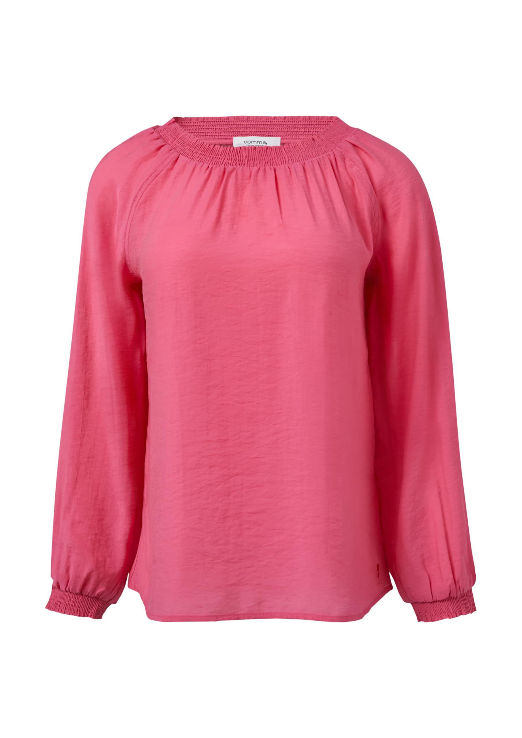 comma-bluse-elastischer-ausschnitt-langarm-gr-42 image 3