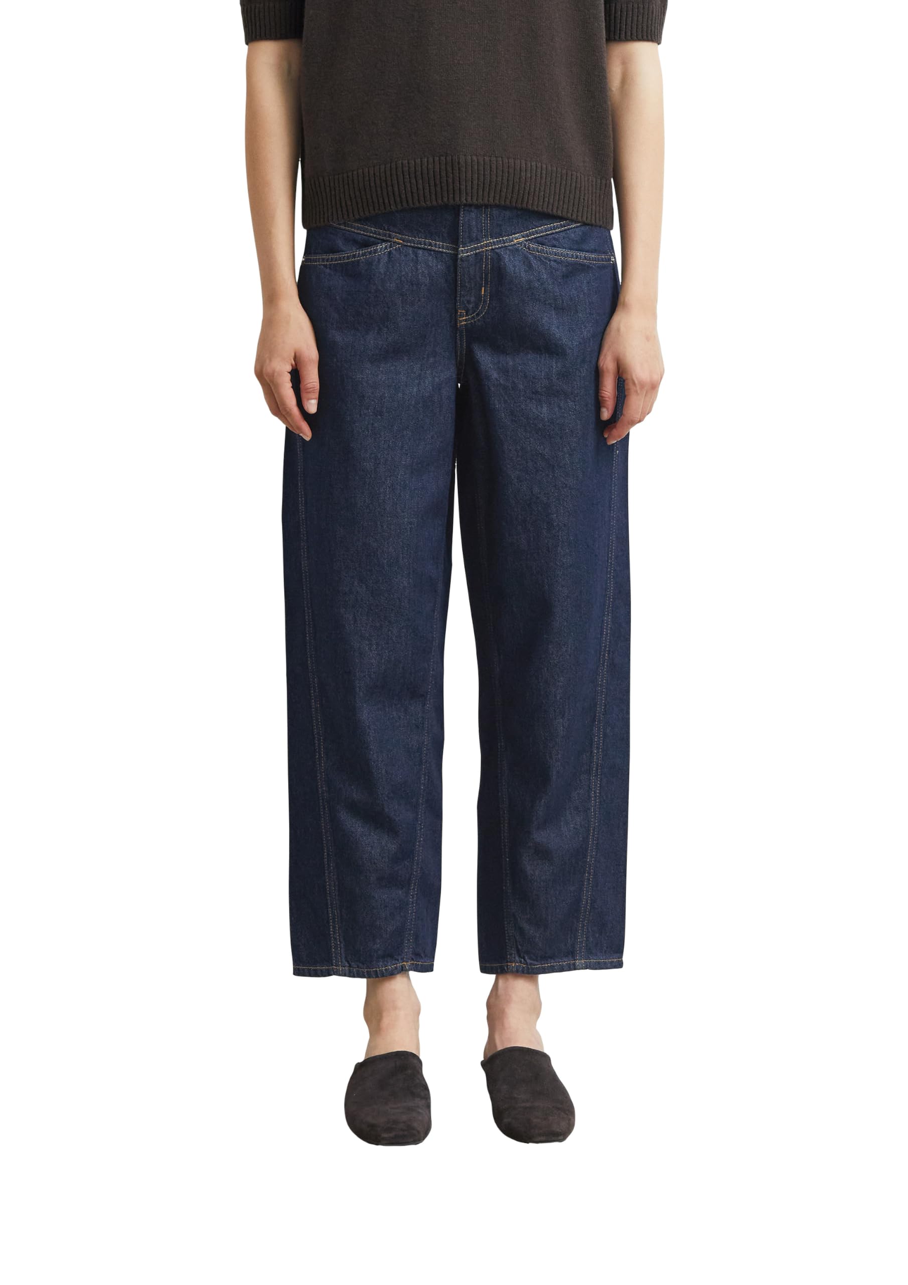 comma-jeans-barrel-leg-jeans-gr-44-mid-rise-7-8 image 1