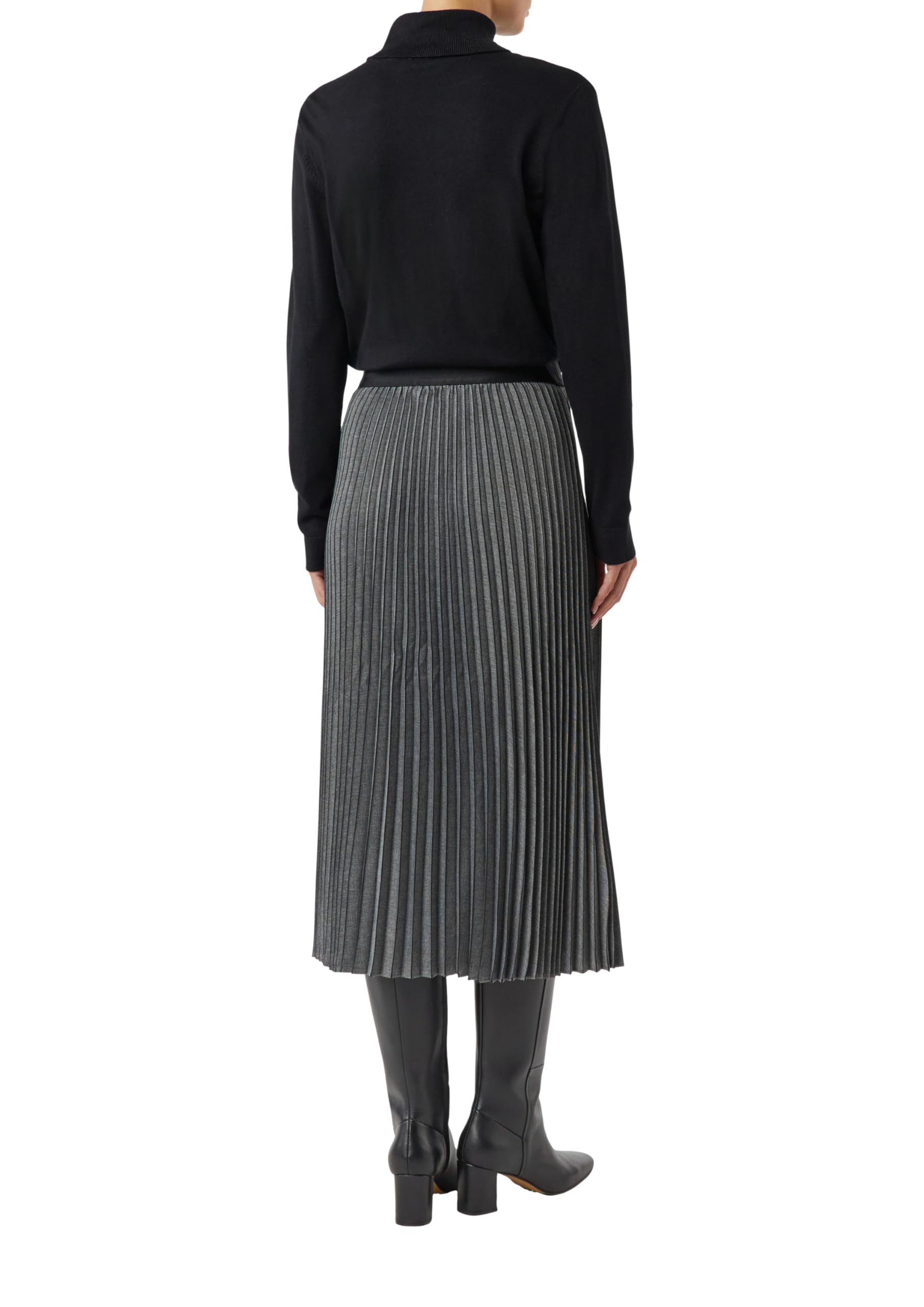 comma-skirts-plisseerock-midi-flanell-gr-40-gerippt image 2