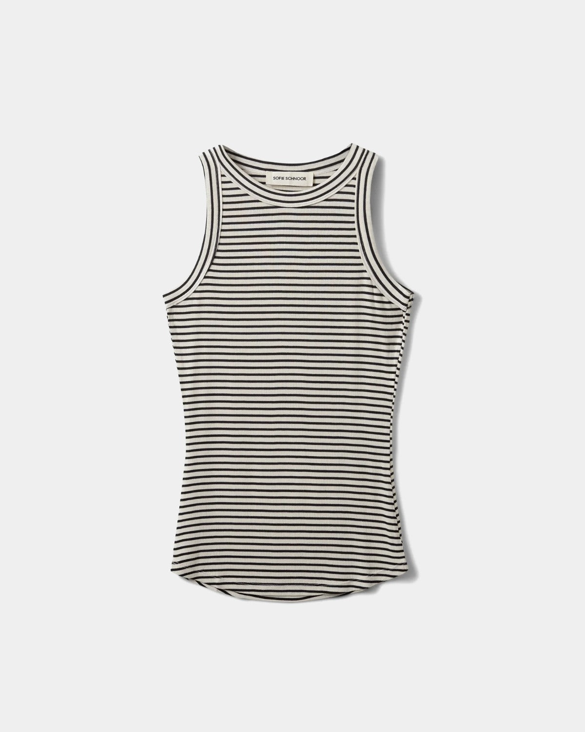 sofie-schnoor-julliesw-stripe-top-offwhite-slim-fit image 1