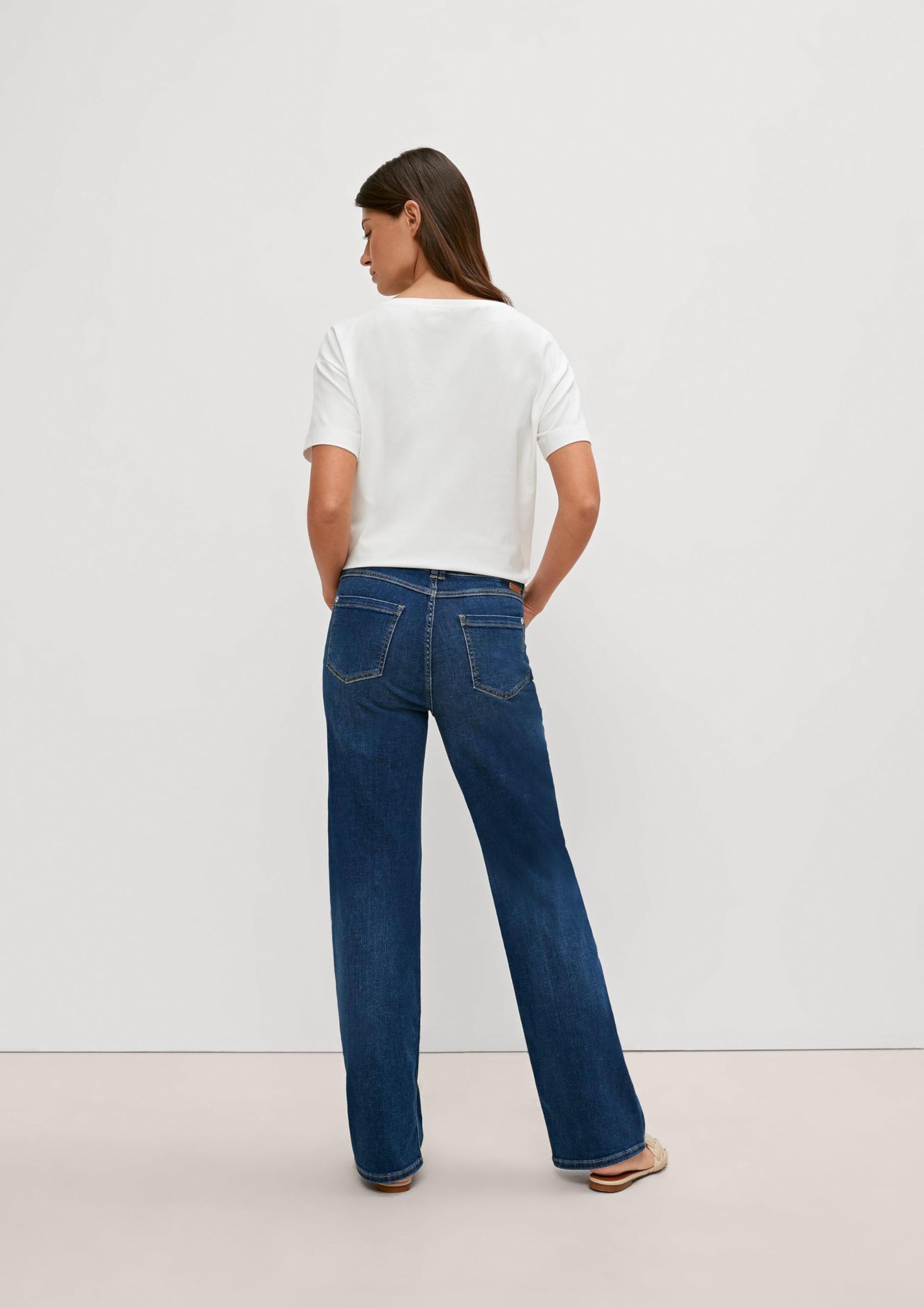 comma-trousers-freizeithose-culotte-gr-34-lang-tiefblau image 8
