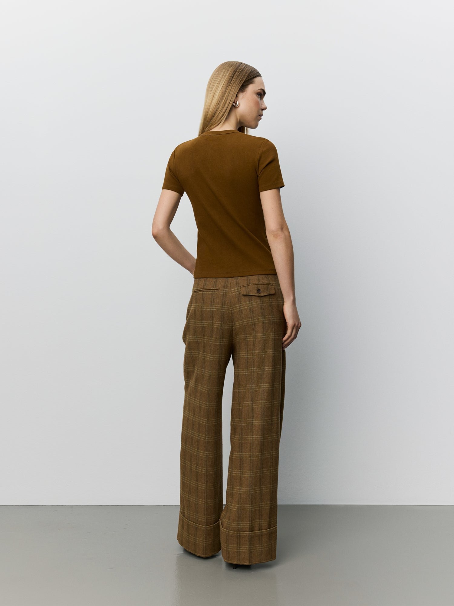 sofie-schnoor-women-rosanasw-karo-hose-maple-brown-check image 4