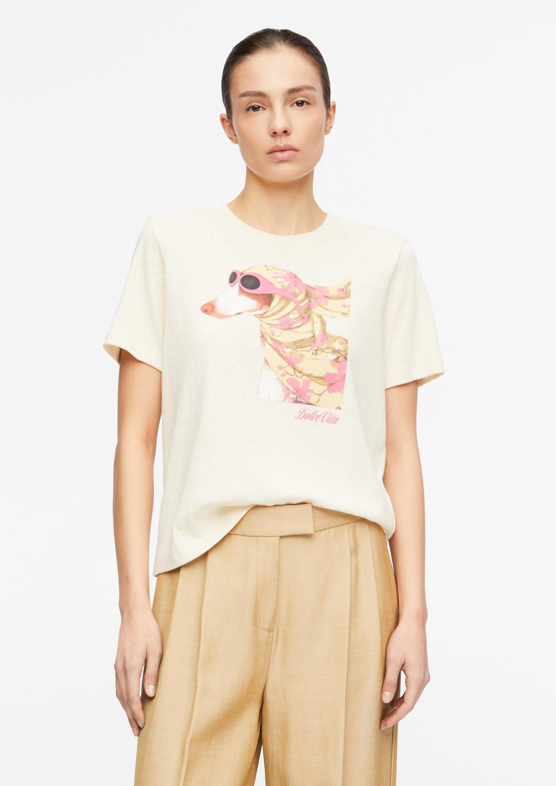 comma-t-shirt-flammgarn-rundhals-regular-fit-gr-46 image 6