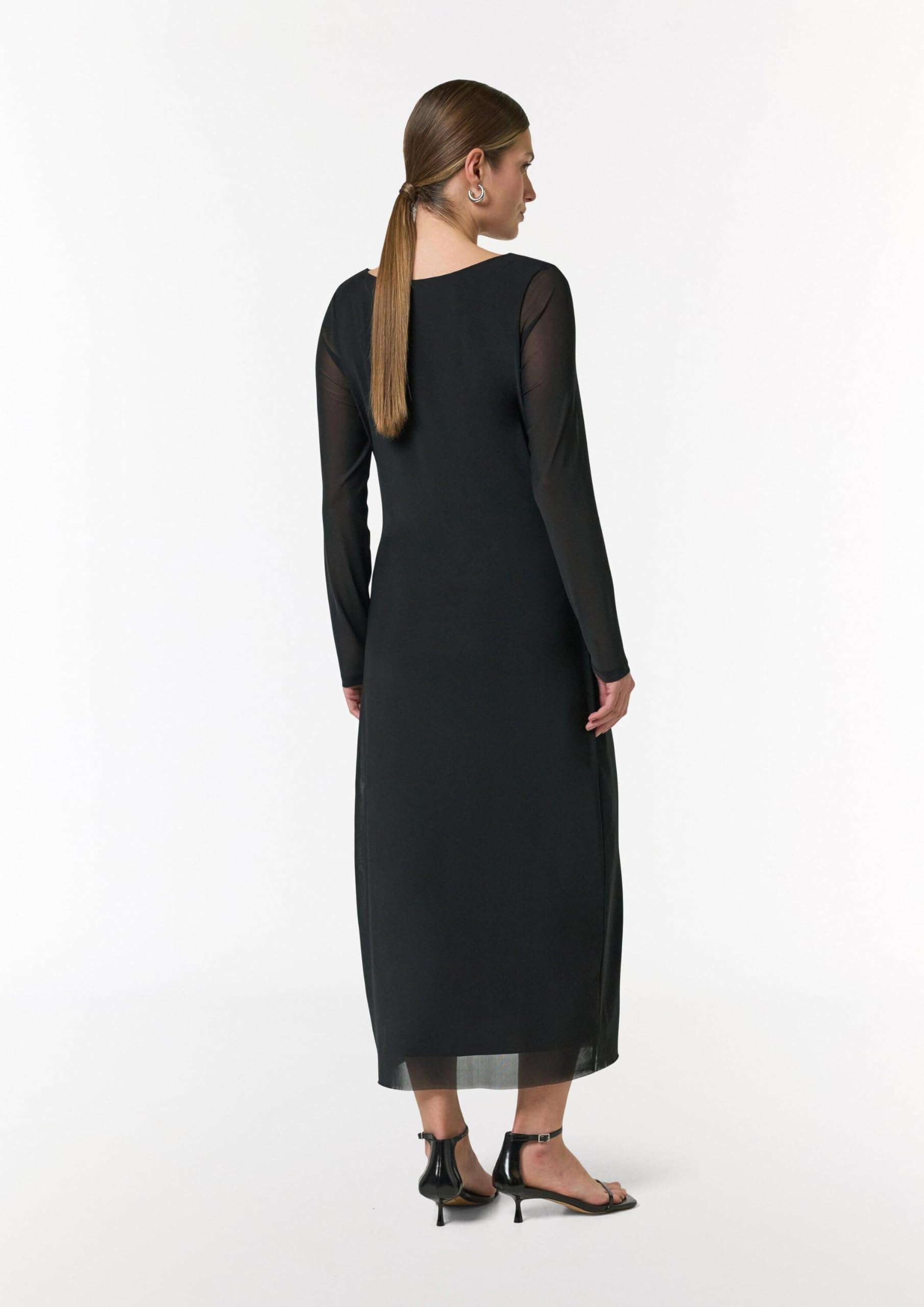 comma-2158110-kleid-mit-mesh-damenkleid-gr-40 image 7