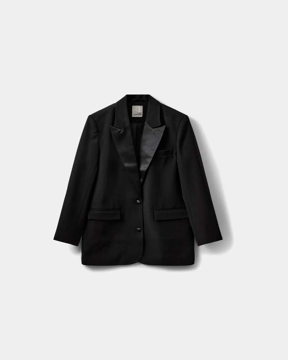 sofie-schnoor-women-lovellesw-blazer-schwarz-satin image 1