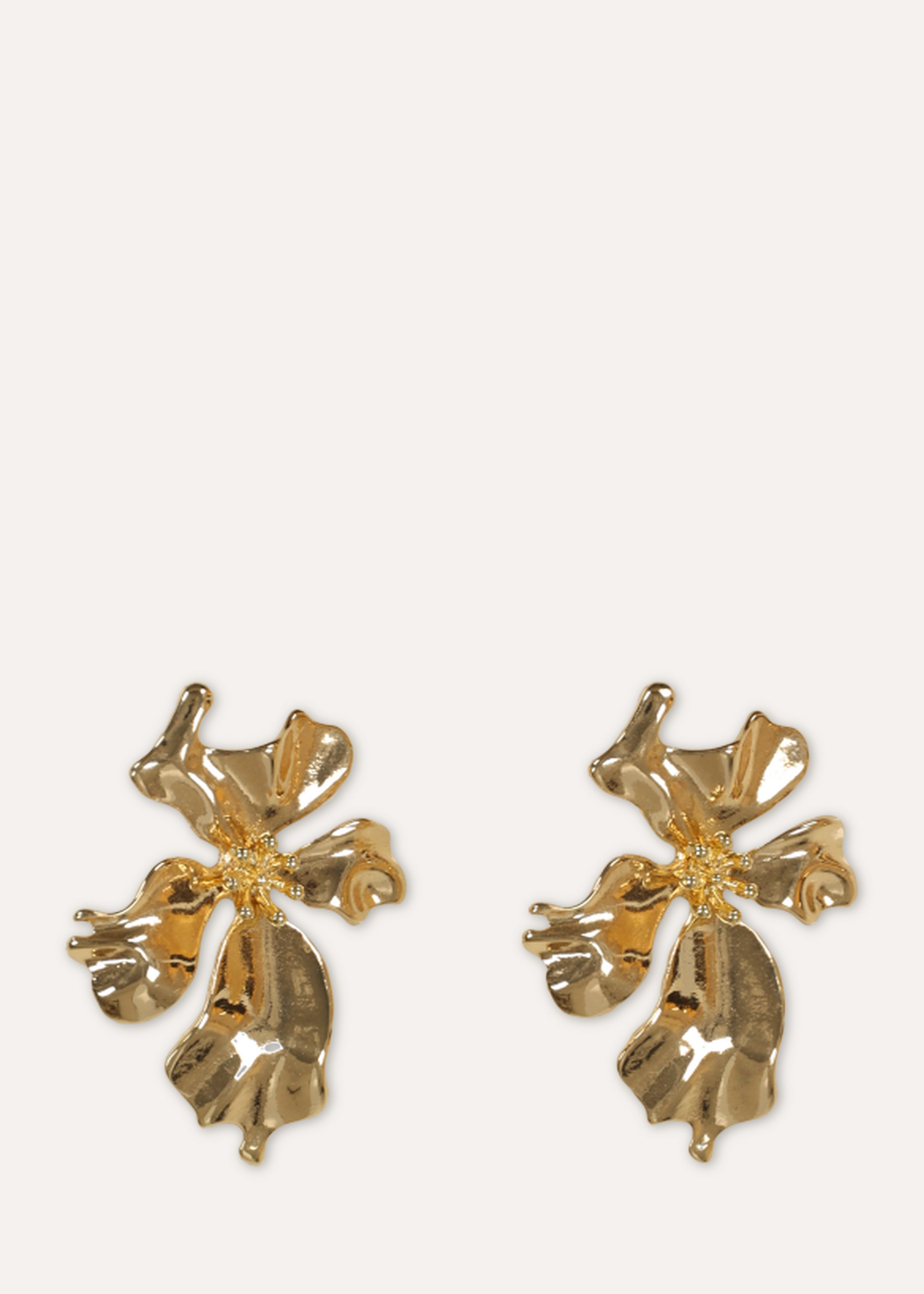 la-f-e-marabout-e-fin-ohrringe-gold-blume-metall image 4