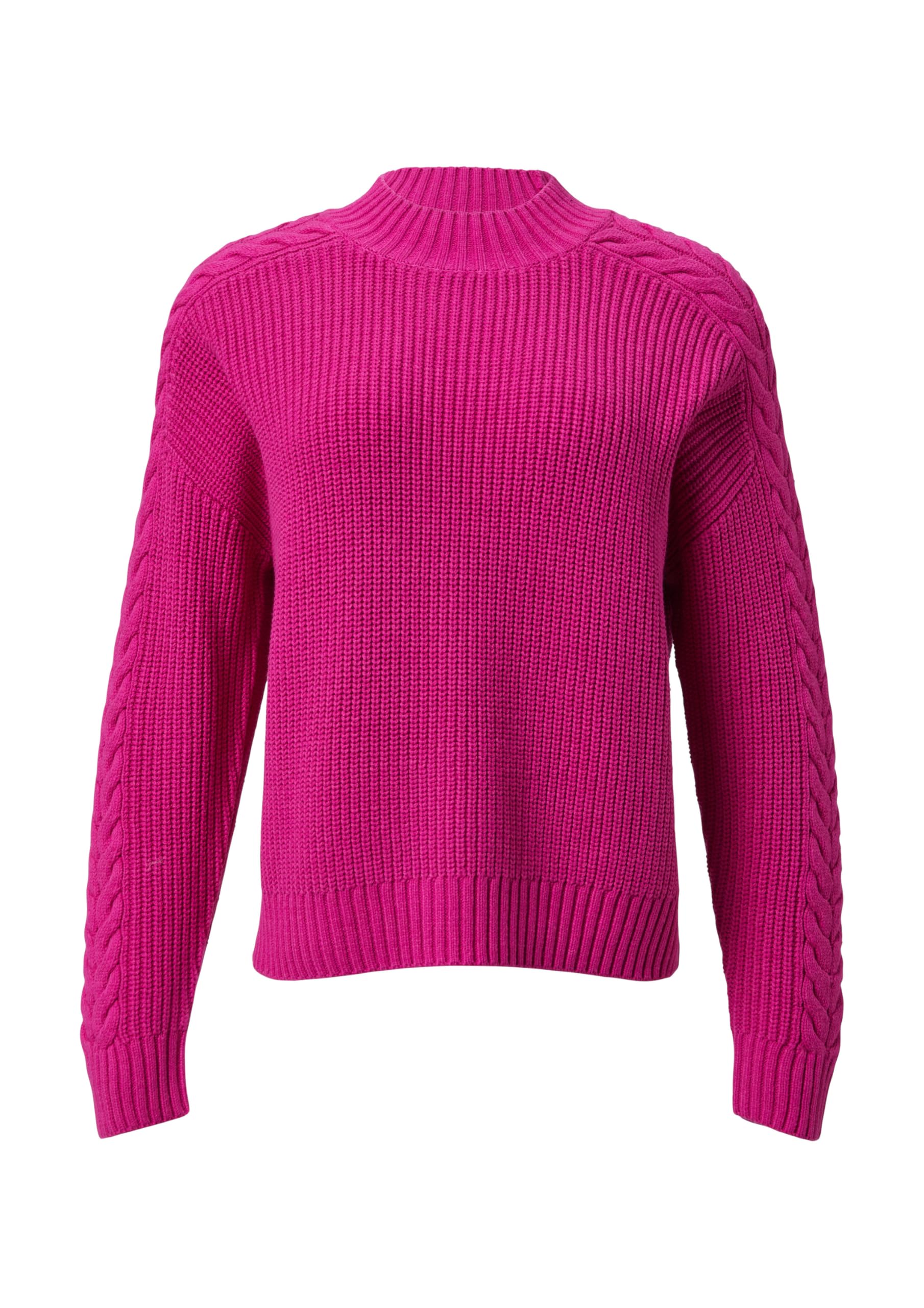comma-strickpullover-zopfmuster-rmel-pullover-damen image 3