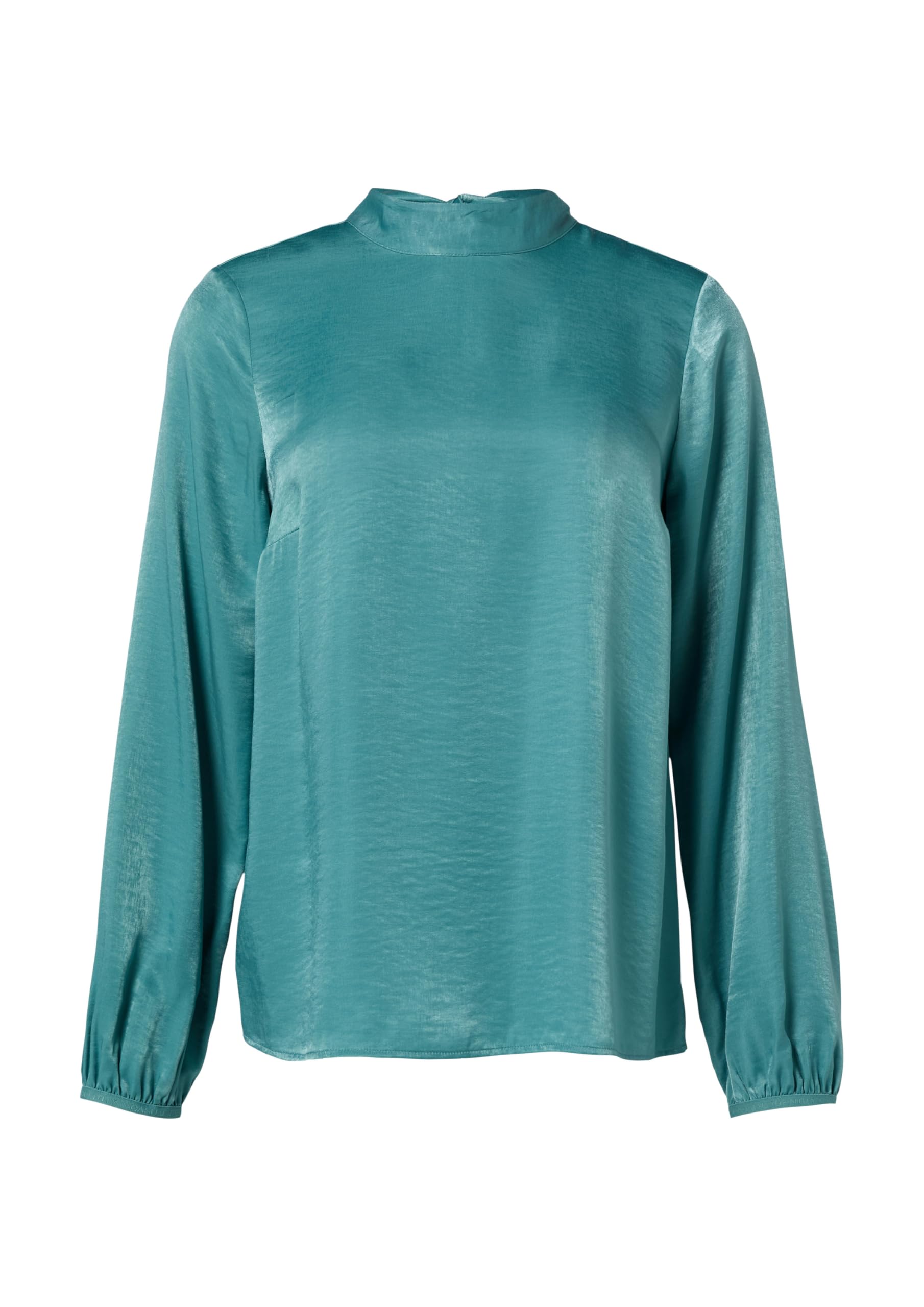 comma-viskosemix-bluse-mit-bindedetail-bluse-gr-46-t-rkisblau image 3