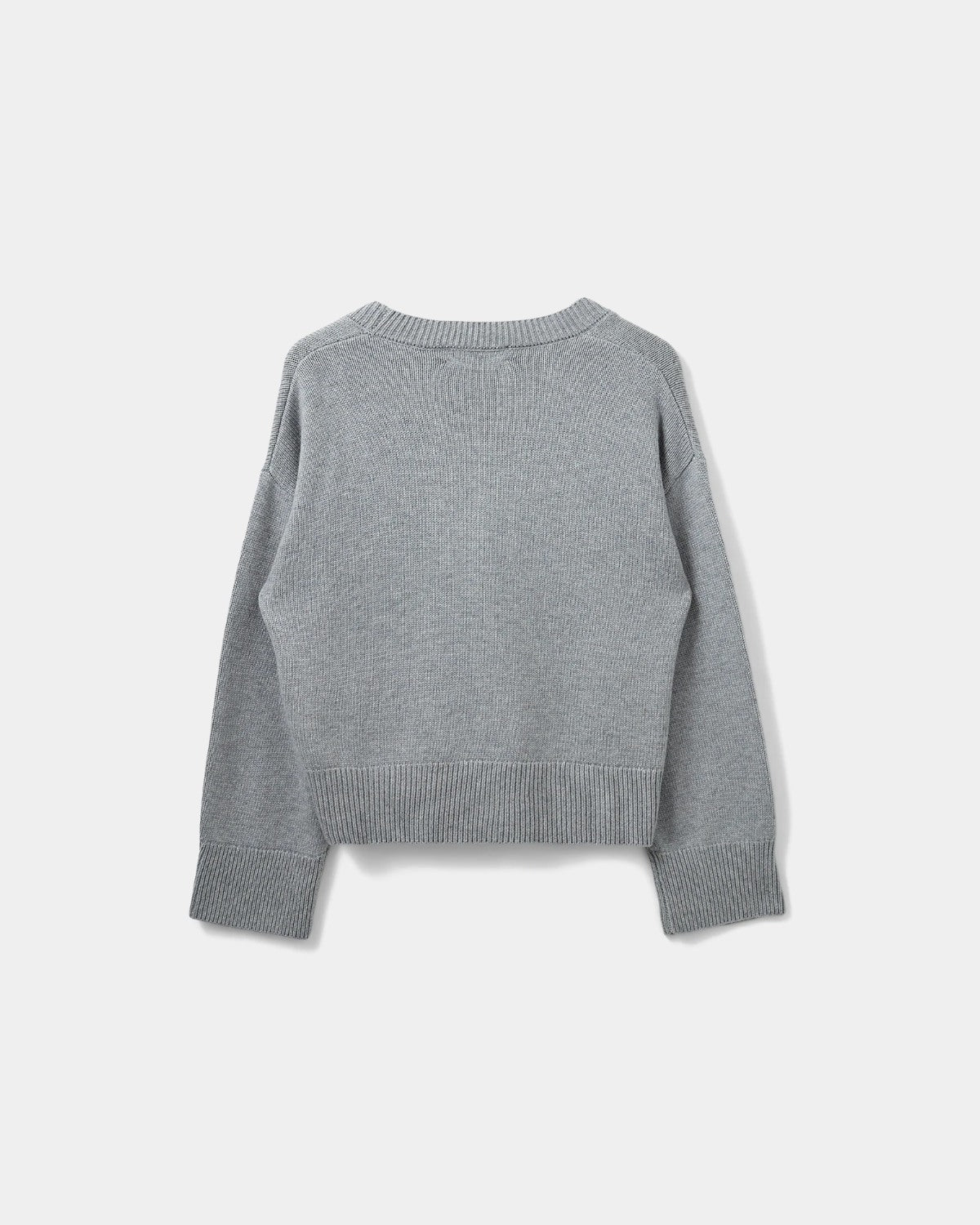 sofie-schnoor-levasw-cardigan-grau-mel-v-ausschnitt image 5