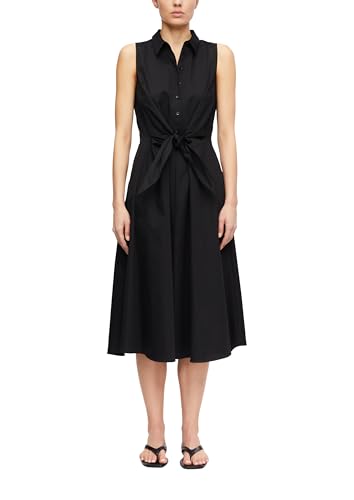 comma-dresses-kleid-a-linie-gr-34-schwarz-rmellos-bindedetail image 8
