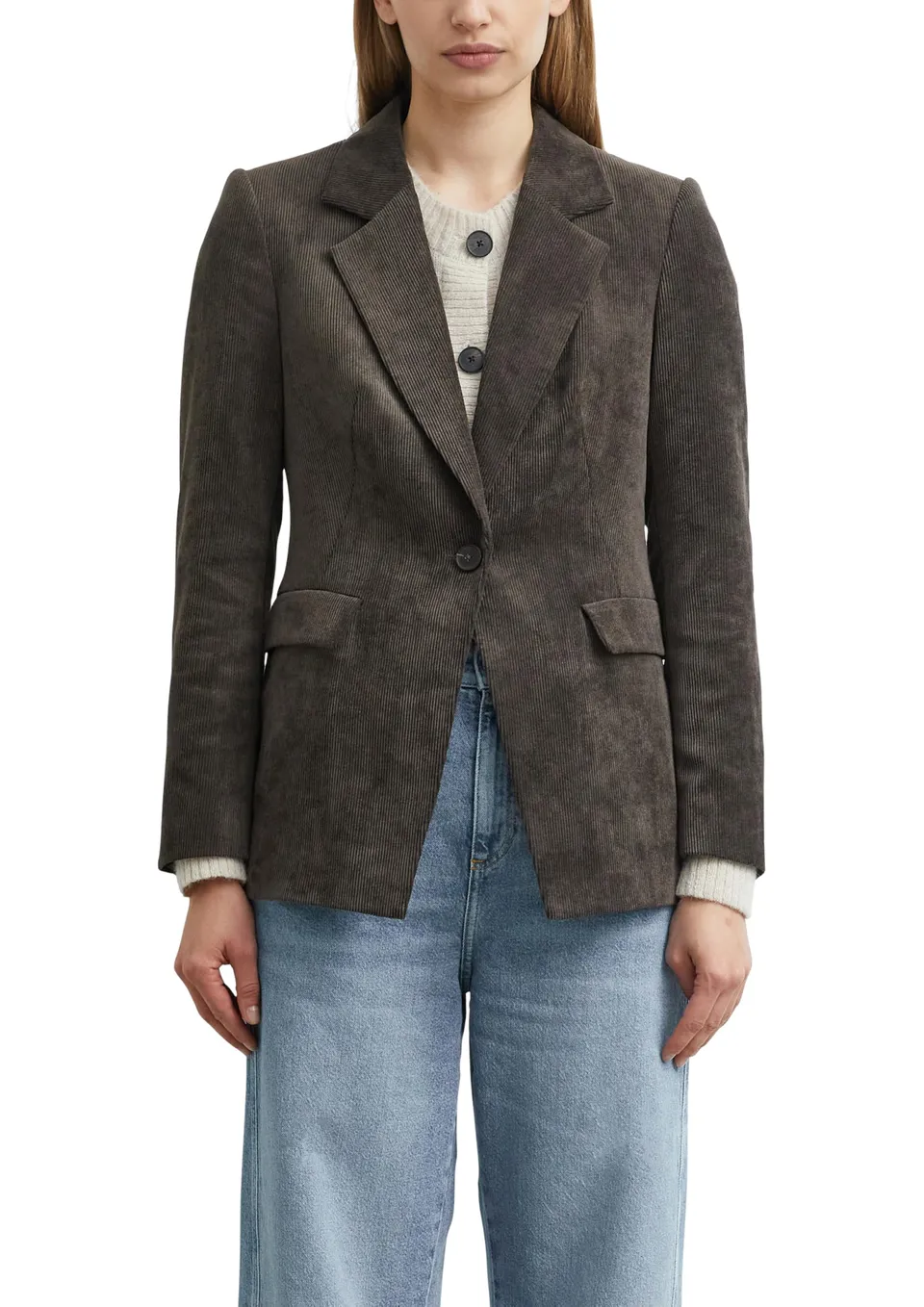 comma-blazers-indoor-blazer-cord-gr-34-reverskragen image 1