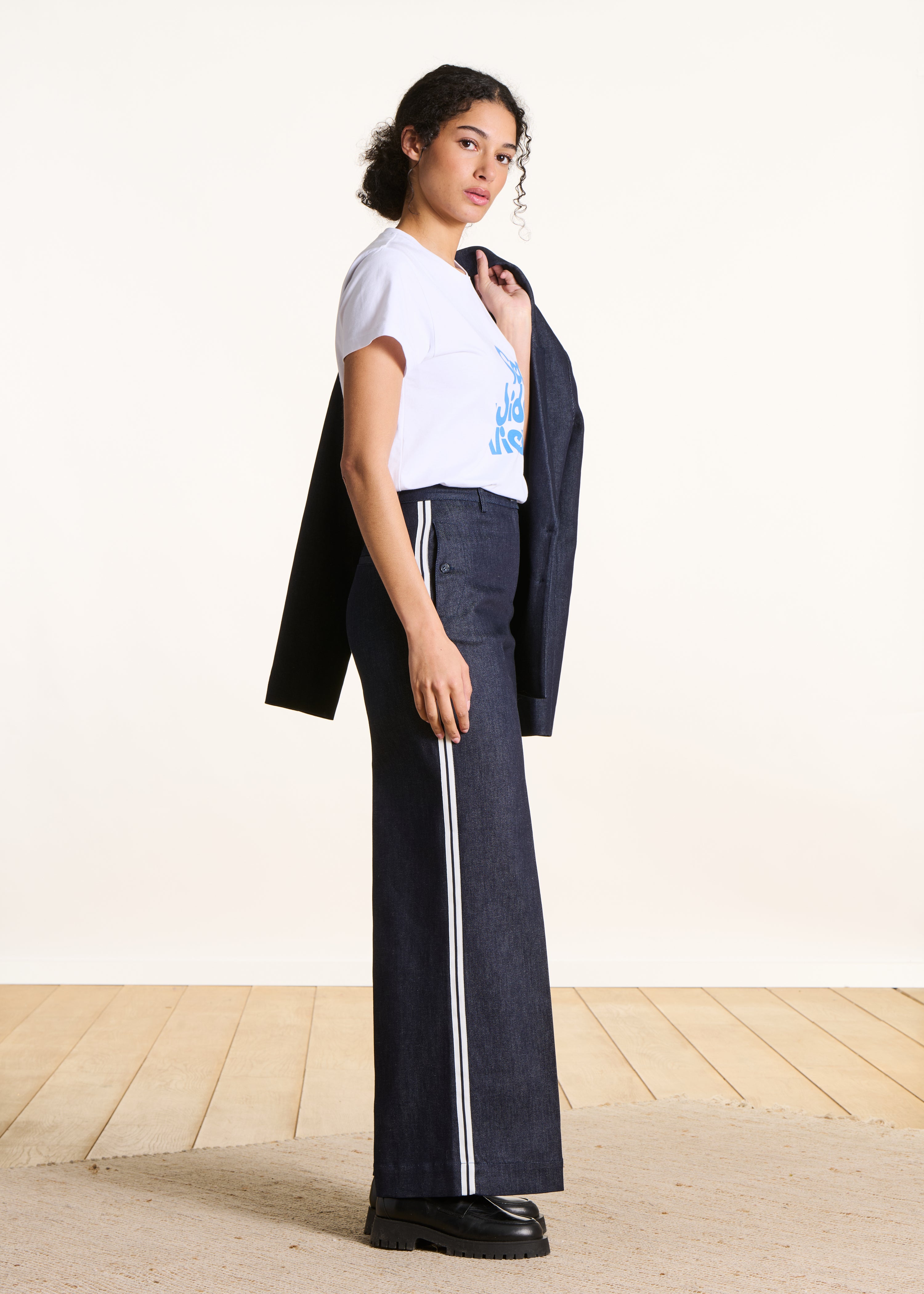 la-f-e-marabout-e-fes-hose-dunkelblau-denim-gerade image 1