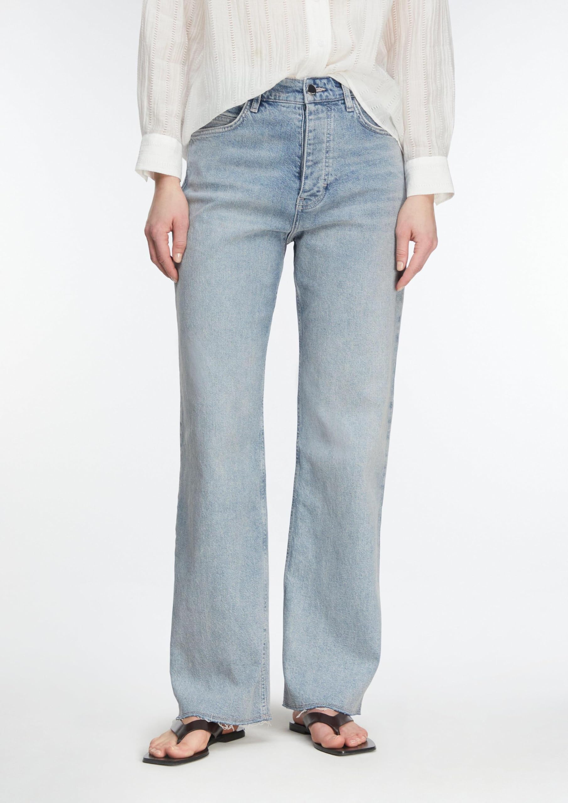 comma-jeans-high-rise-straight-gr-e-36-ausgefranst image 5