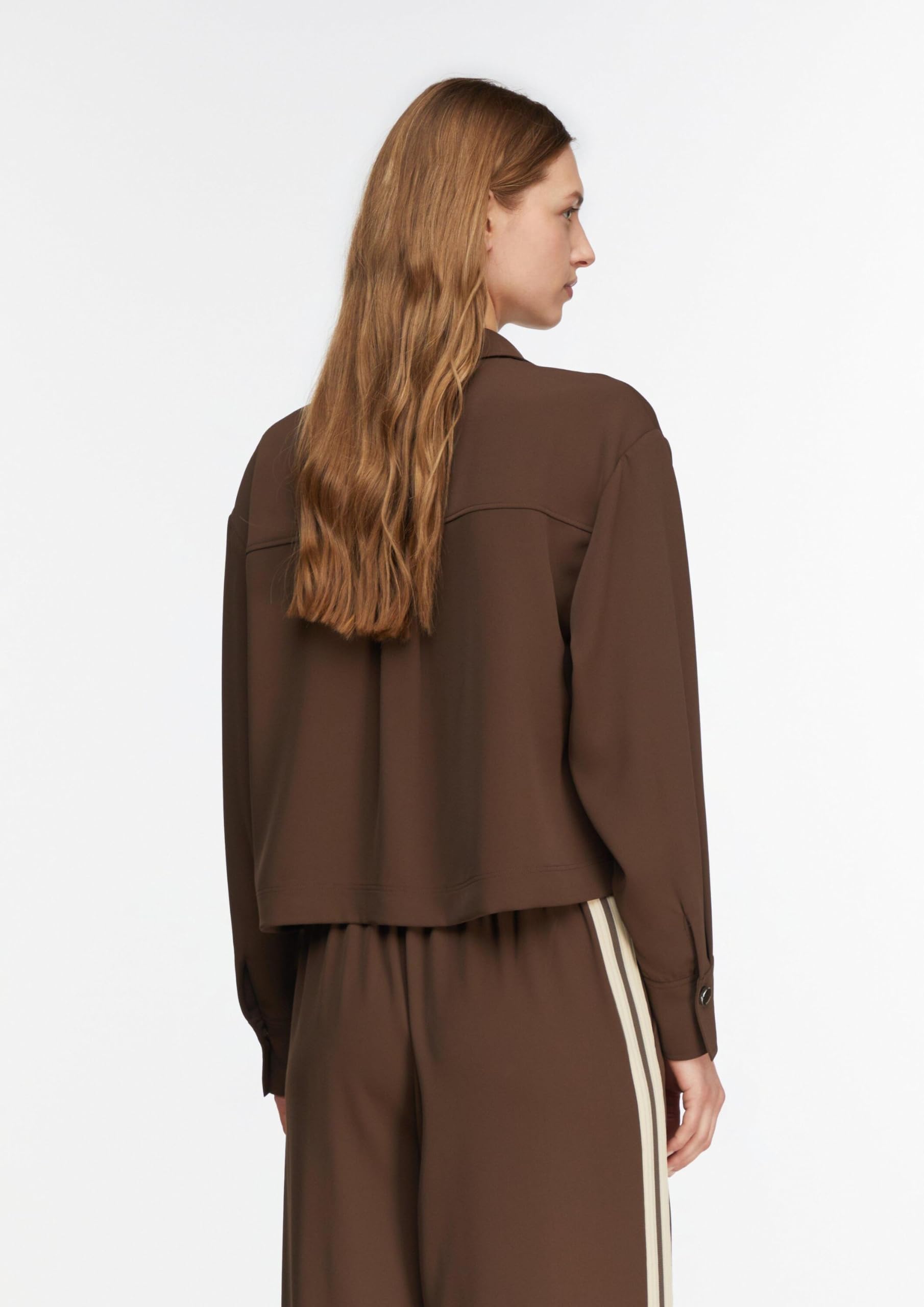 comma-bluse-hemdkragen-brusttaschen-knopfleiste-creme image 7