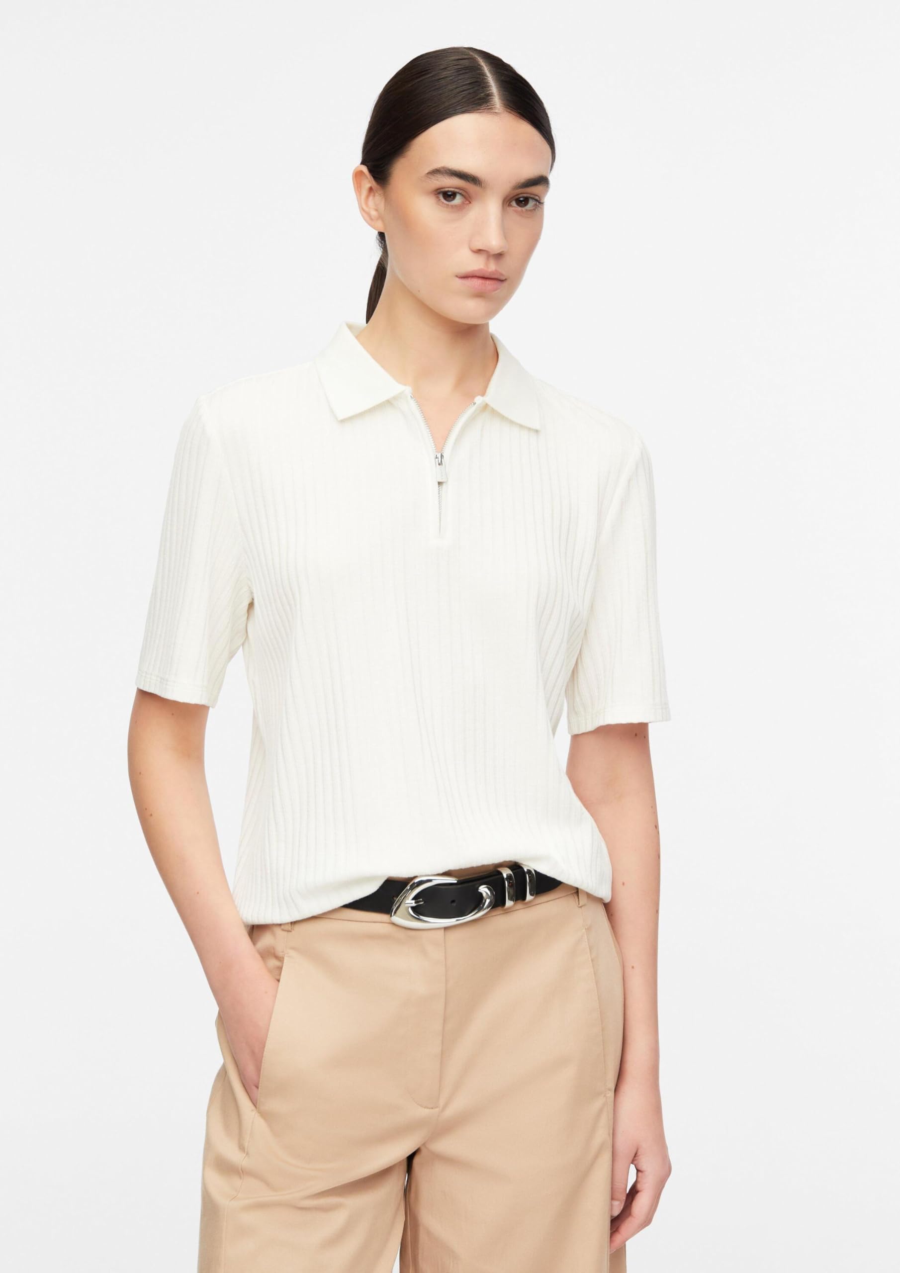comma-2183351-t-shirt-damen-1er-pack-kurzarm-baumwolle image 6