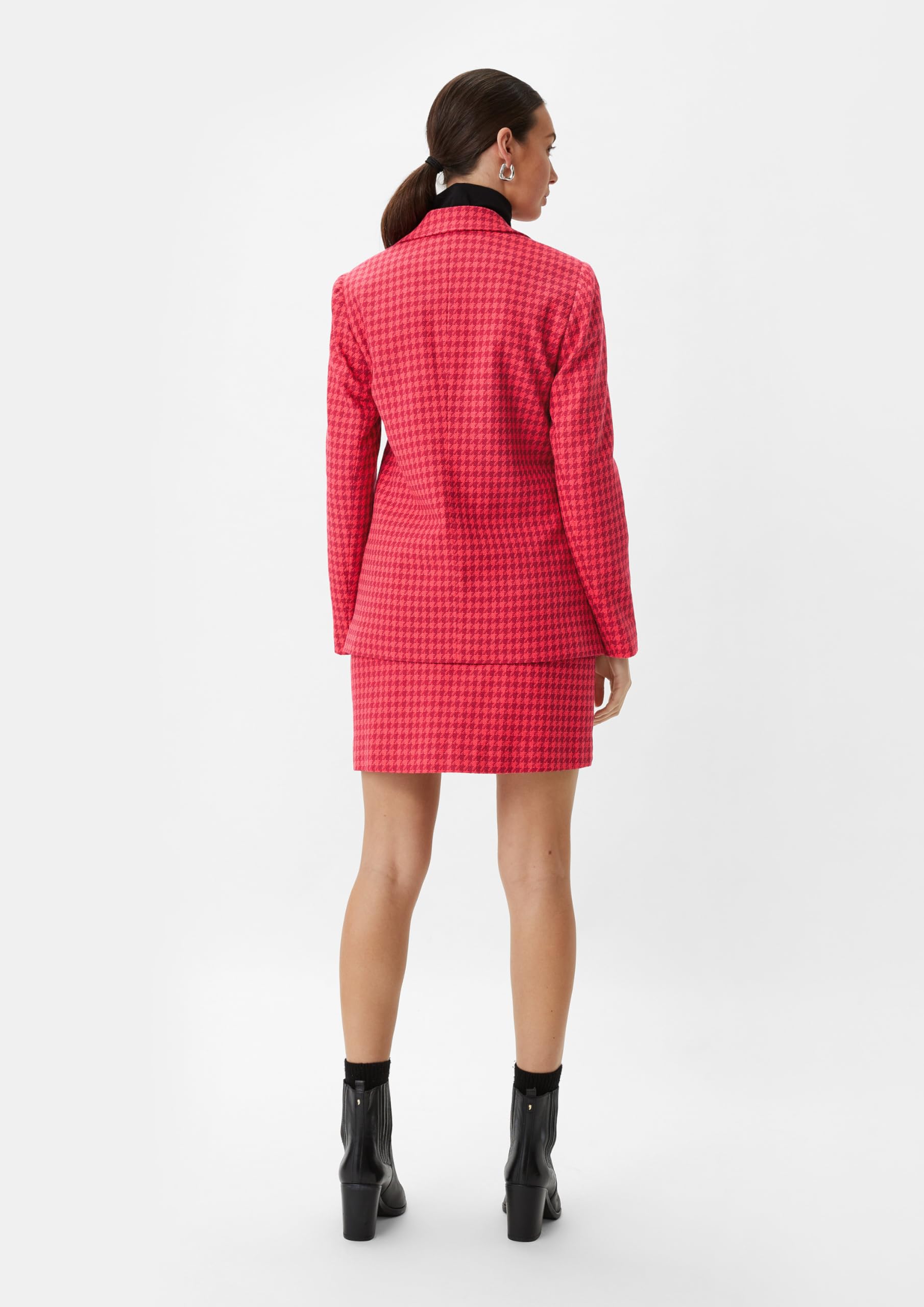 comma-dobby-blazer-hahnentritt-muster-blazer image 6