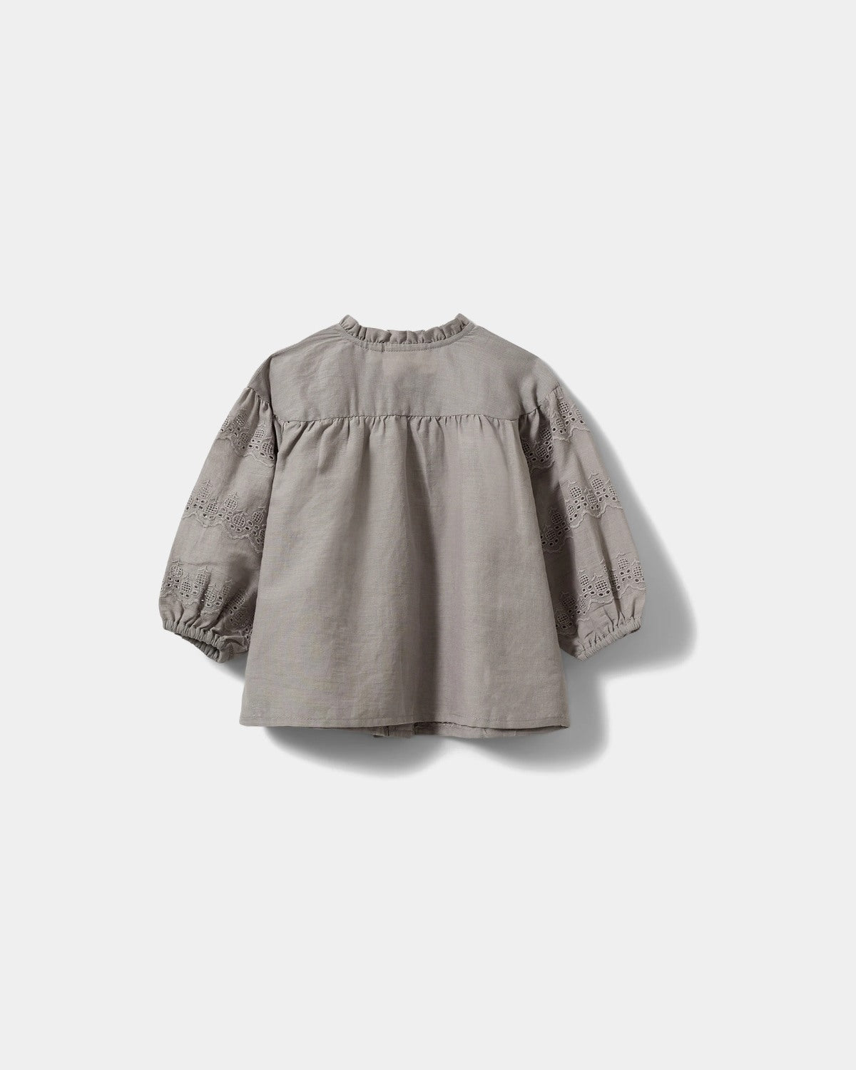 sofie-schnoor-aylinkb-kids-bluse-stone-grey-baumwolle image 5