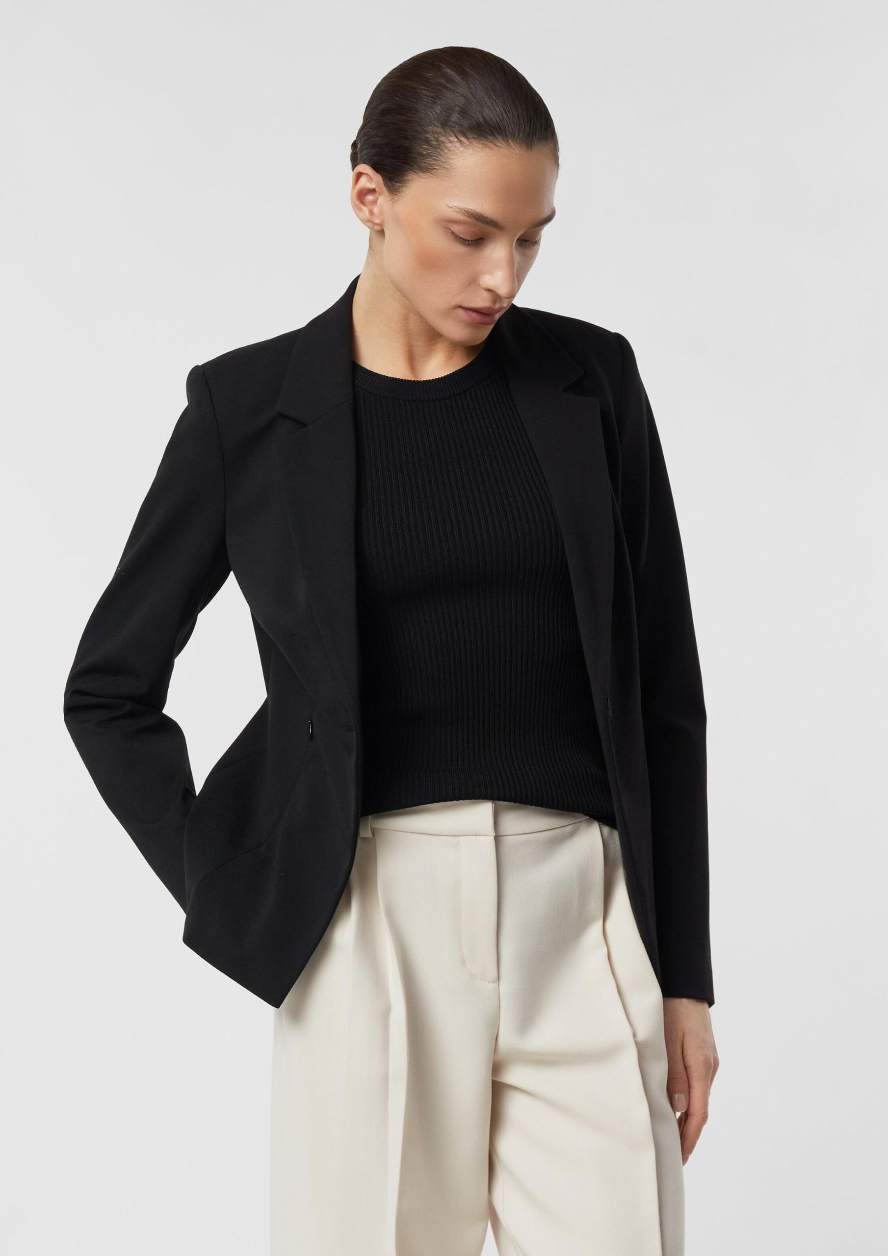 comma-jersey-blazer-tailliert-navy-5976-business image 7
