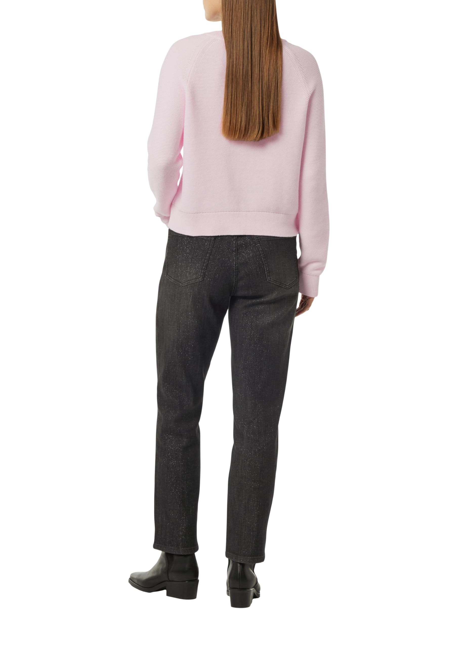 comma-kurze-strickjacke-cardigan-raglan-sandfarben-knopfleiste image 2